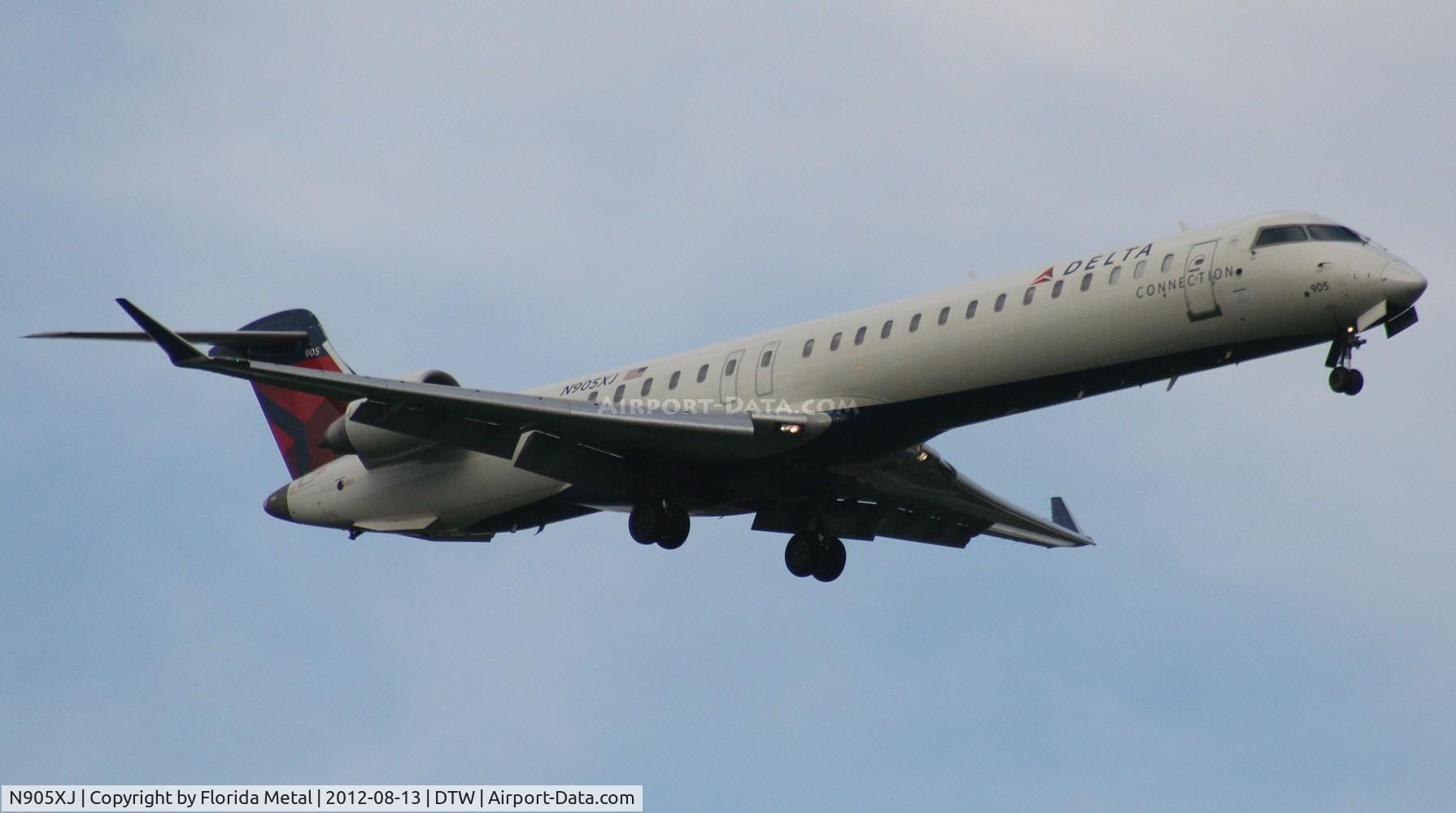 N905XJ, 2007 Bombardier CRJ-900 (CL-600-2D24) C/N 15137, Mesaba CRJ-900