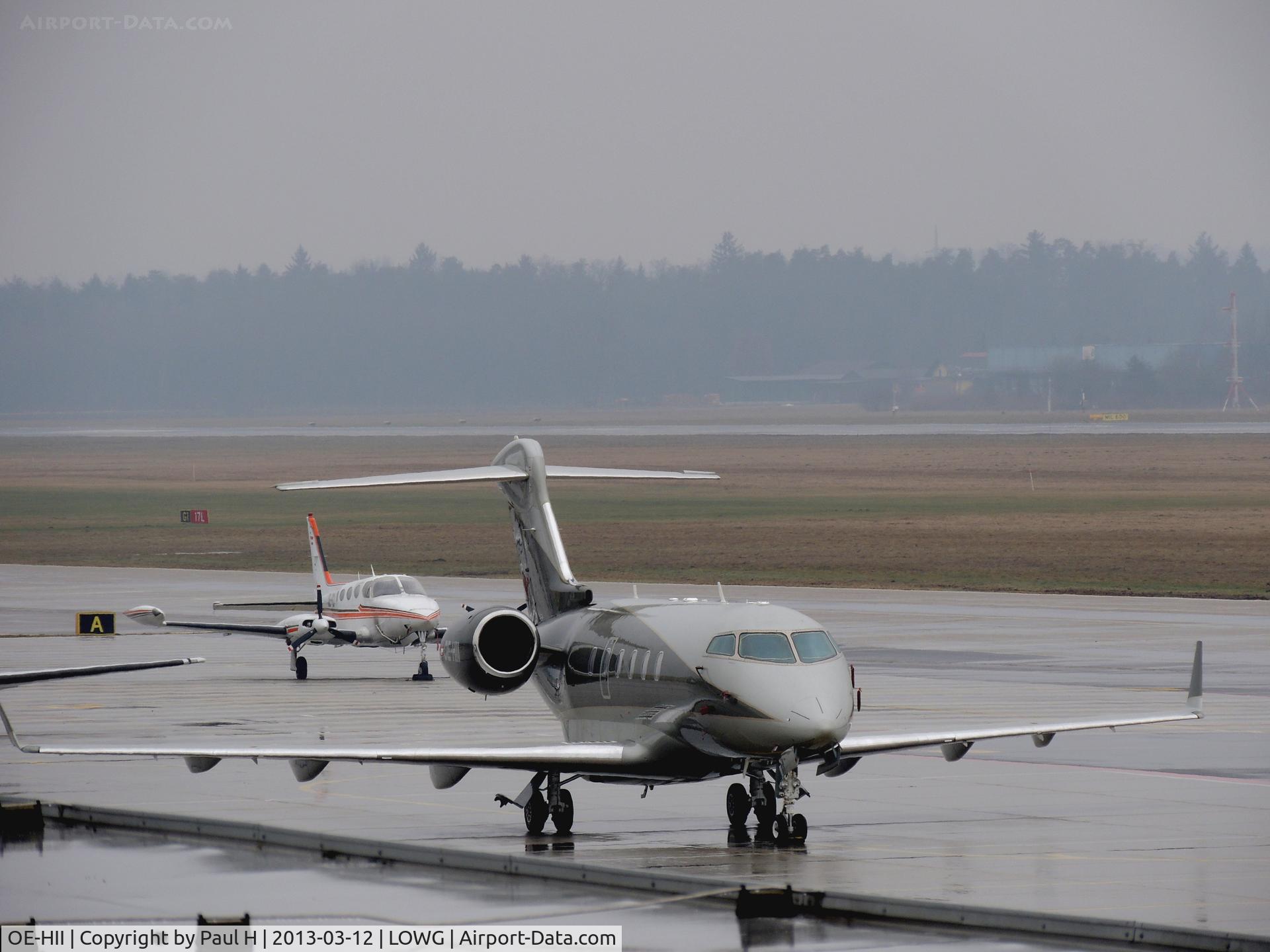 OE-HII, Bombardier Challenger 300 (BD-100-1A10) C/N 20111, Niki Lauda's Challenger 300