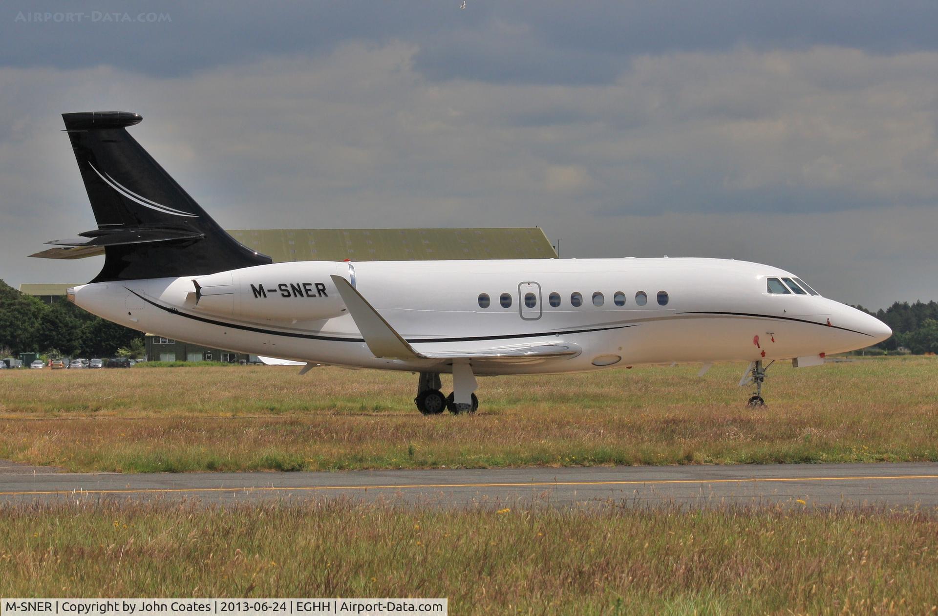 M-SNER, 2006 Dassault Falcon 2000EX C/N 95, Parked at Jetworks