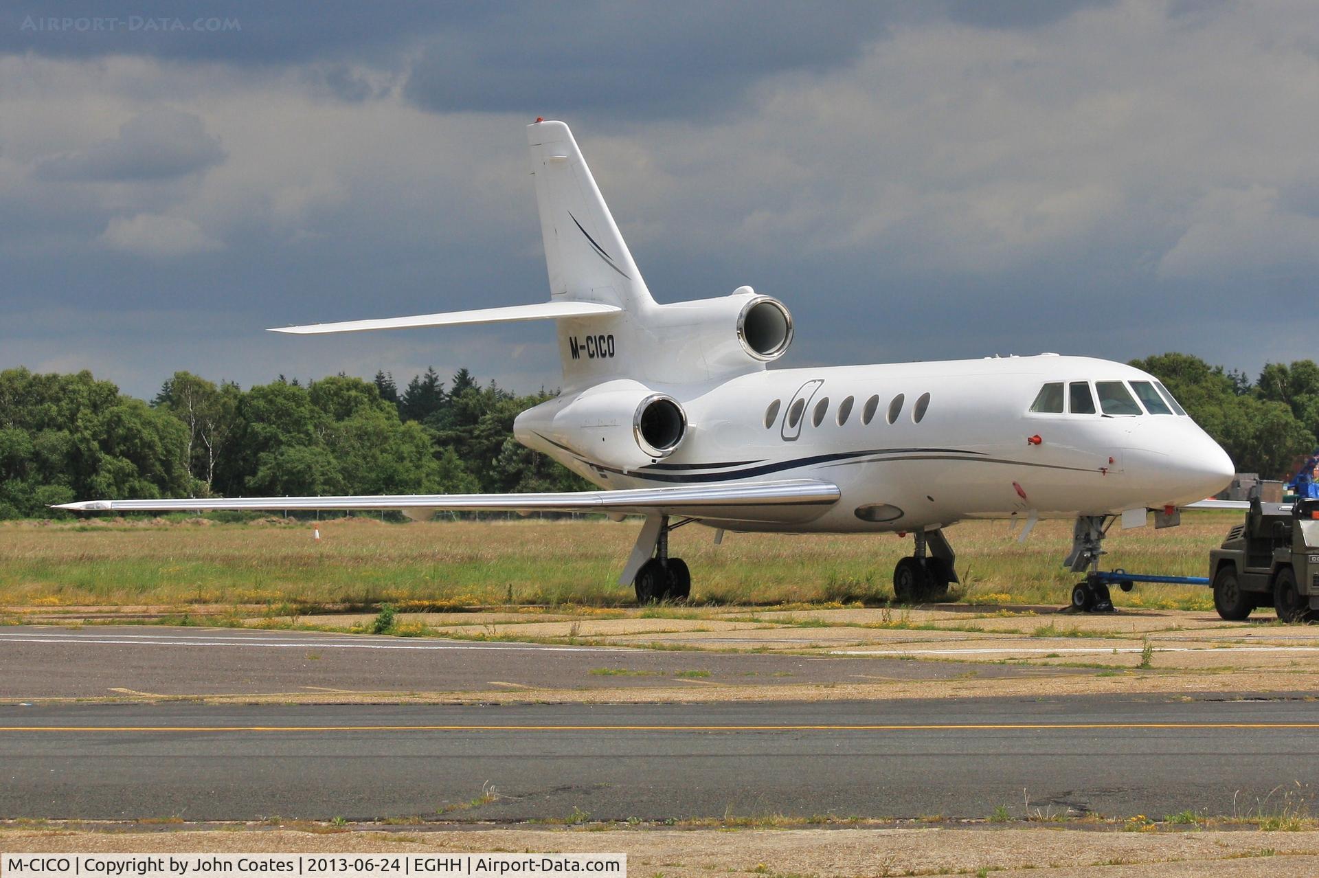 M-CICO, 2005 Dassault Falcon 50EX C/N 345, Parked at Jetworks