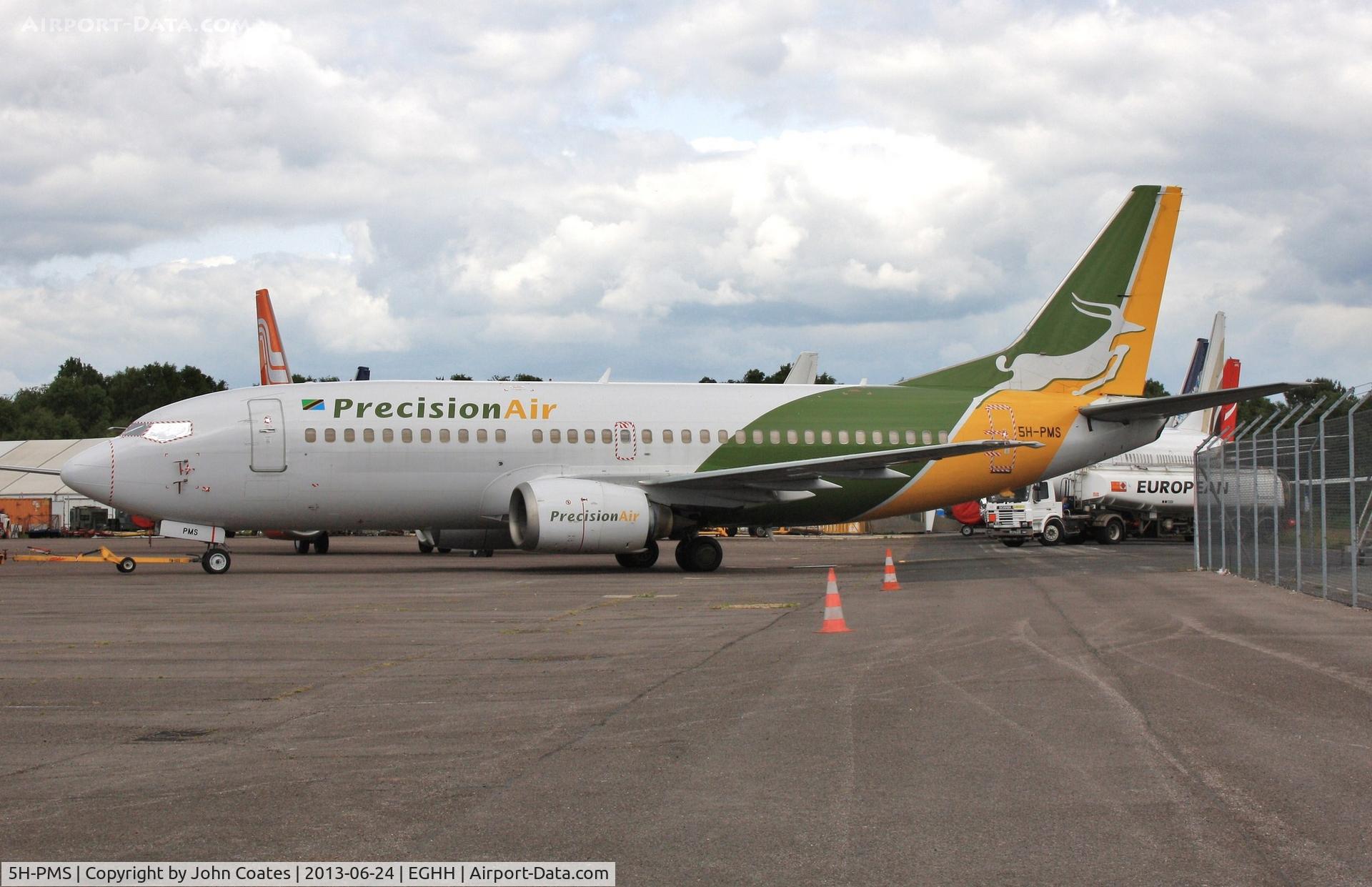 5H-PMS, 1999 Boeing 737-36N C/N 28596, Being towed back after engine running