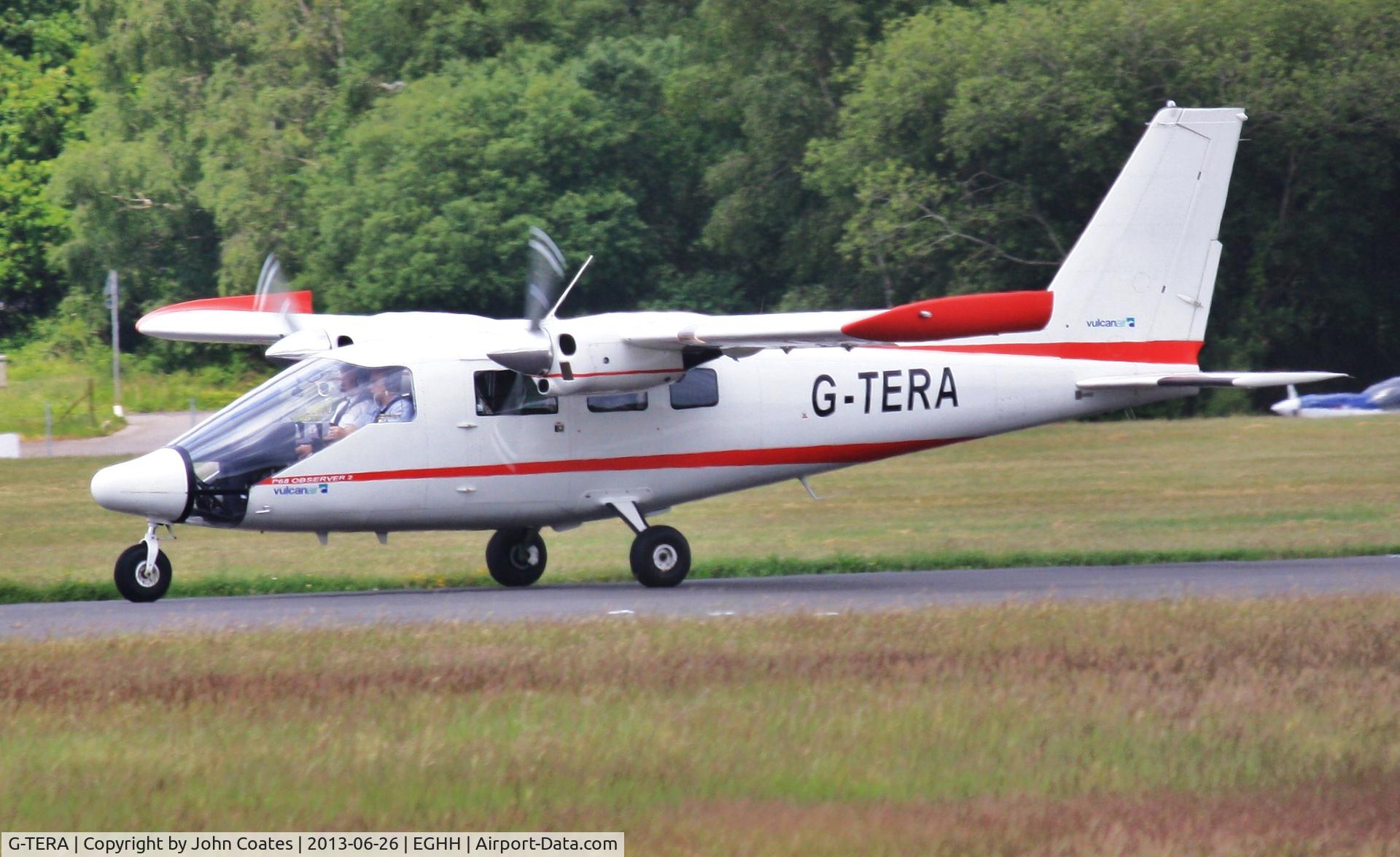 G-TERA, 2007 Vulcanair P-68 Observer 2 C/N 433-29 OB2, Departing runway 26