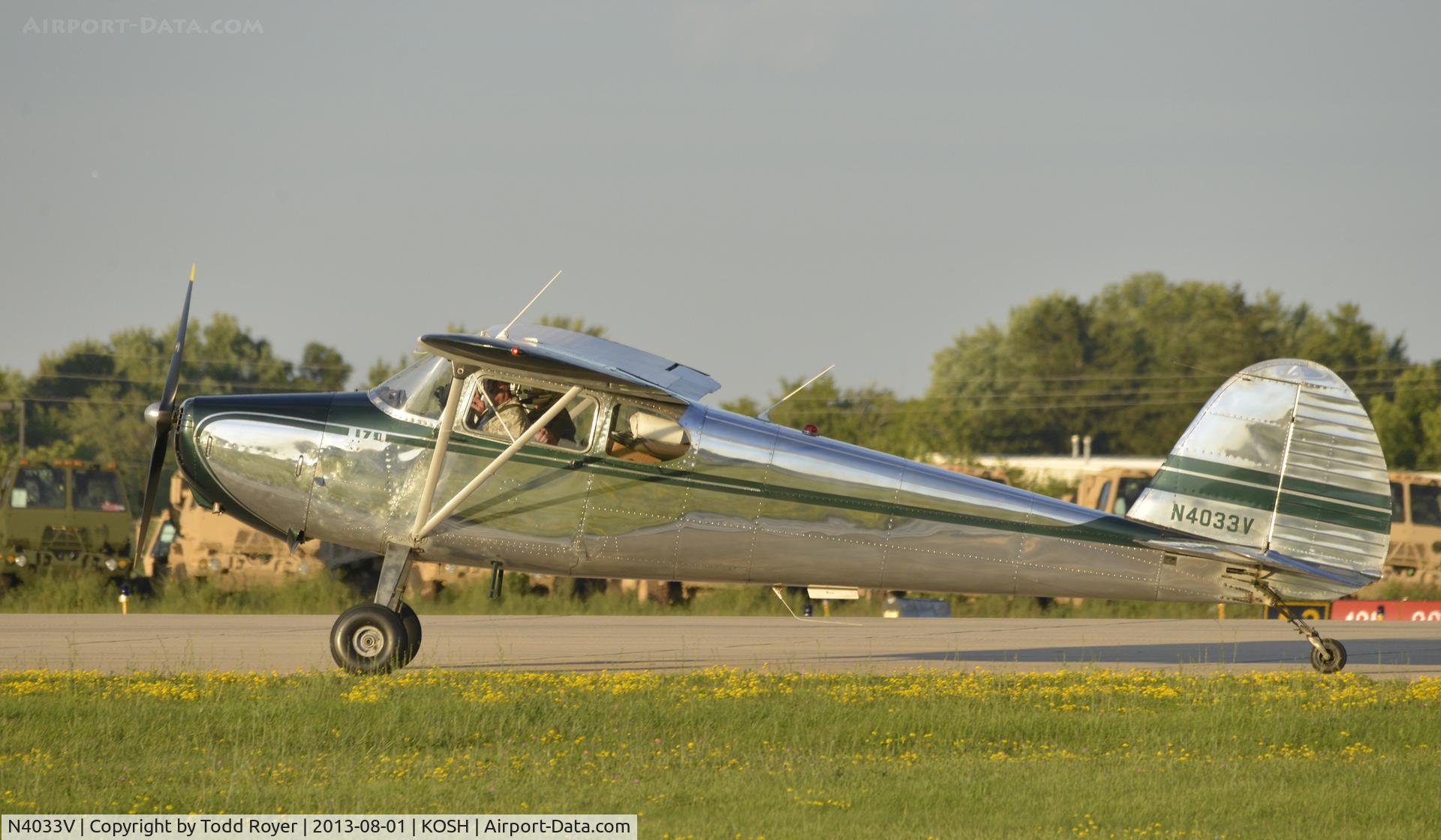 N4033V, 1948 Cessna 170 C/N 18380, Airventure 2013