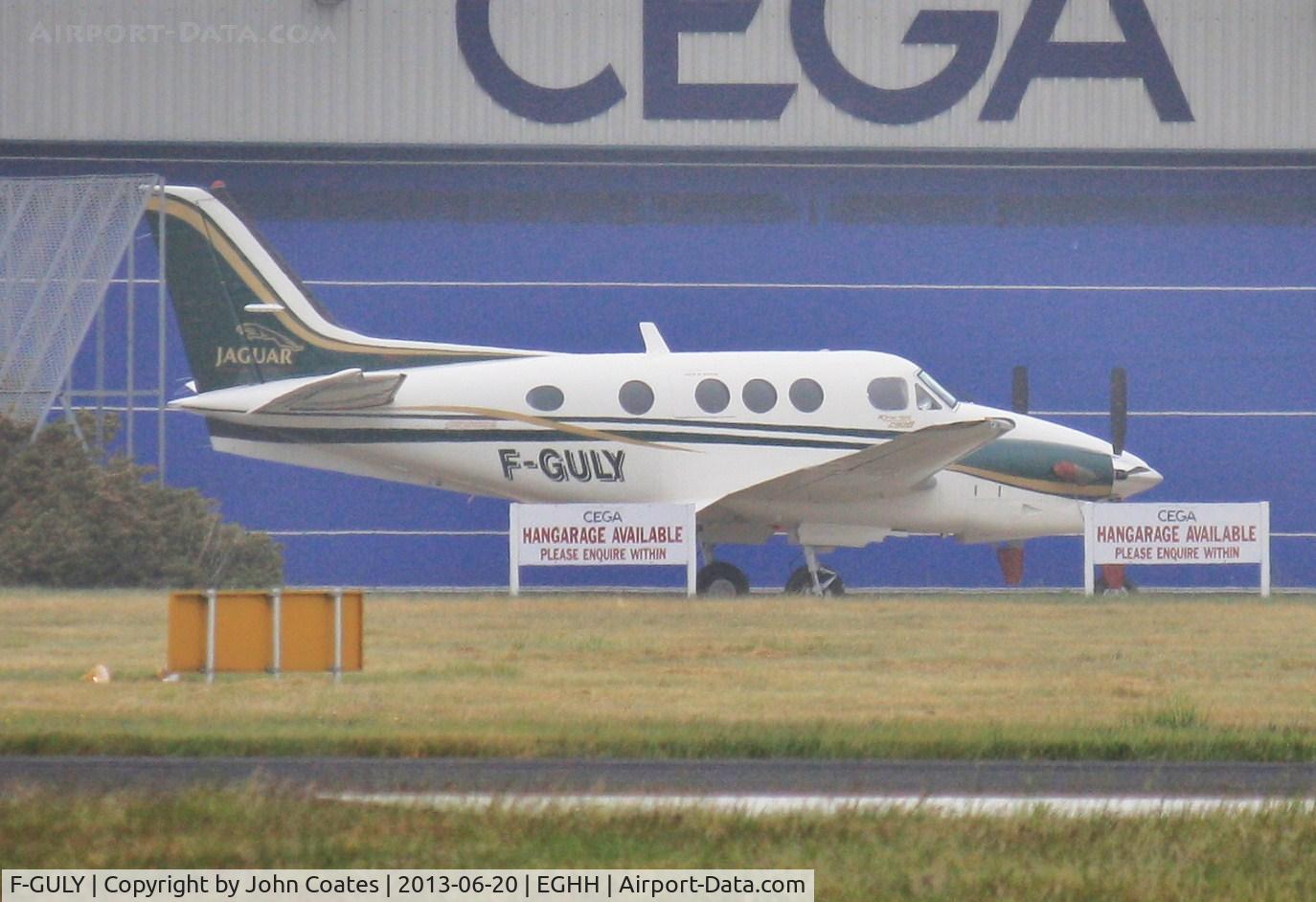 F-GULY, 2000 Raytheon C90A King Air C/N LJ-1610, Now appears to be based at Cega.