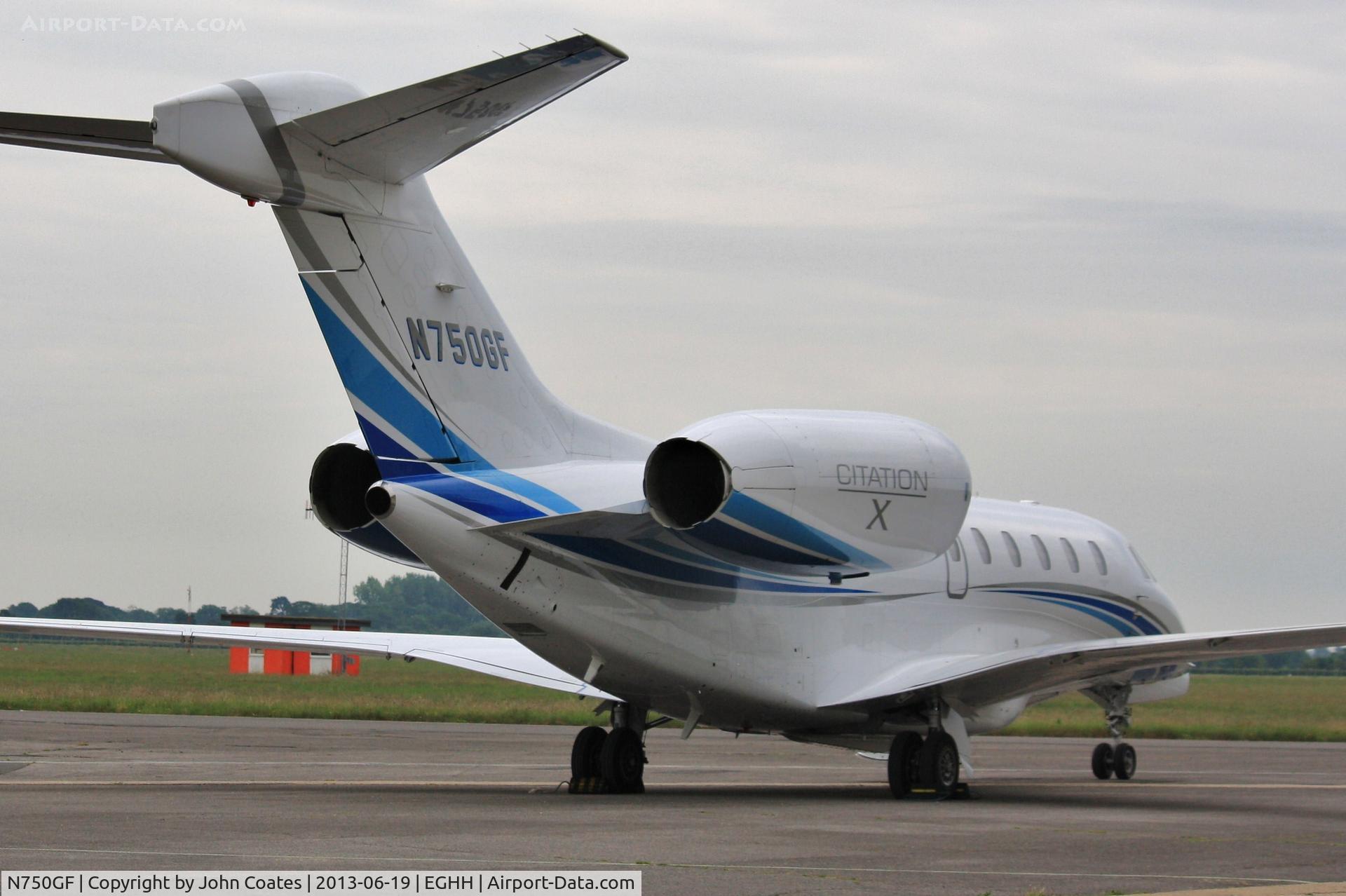 N750GF, 2005 Cessna 750 Citation X C/N 750-0244, Visitor at Signatures