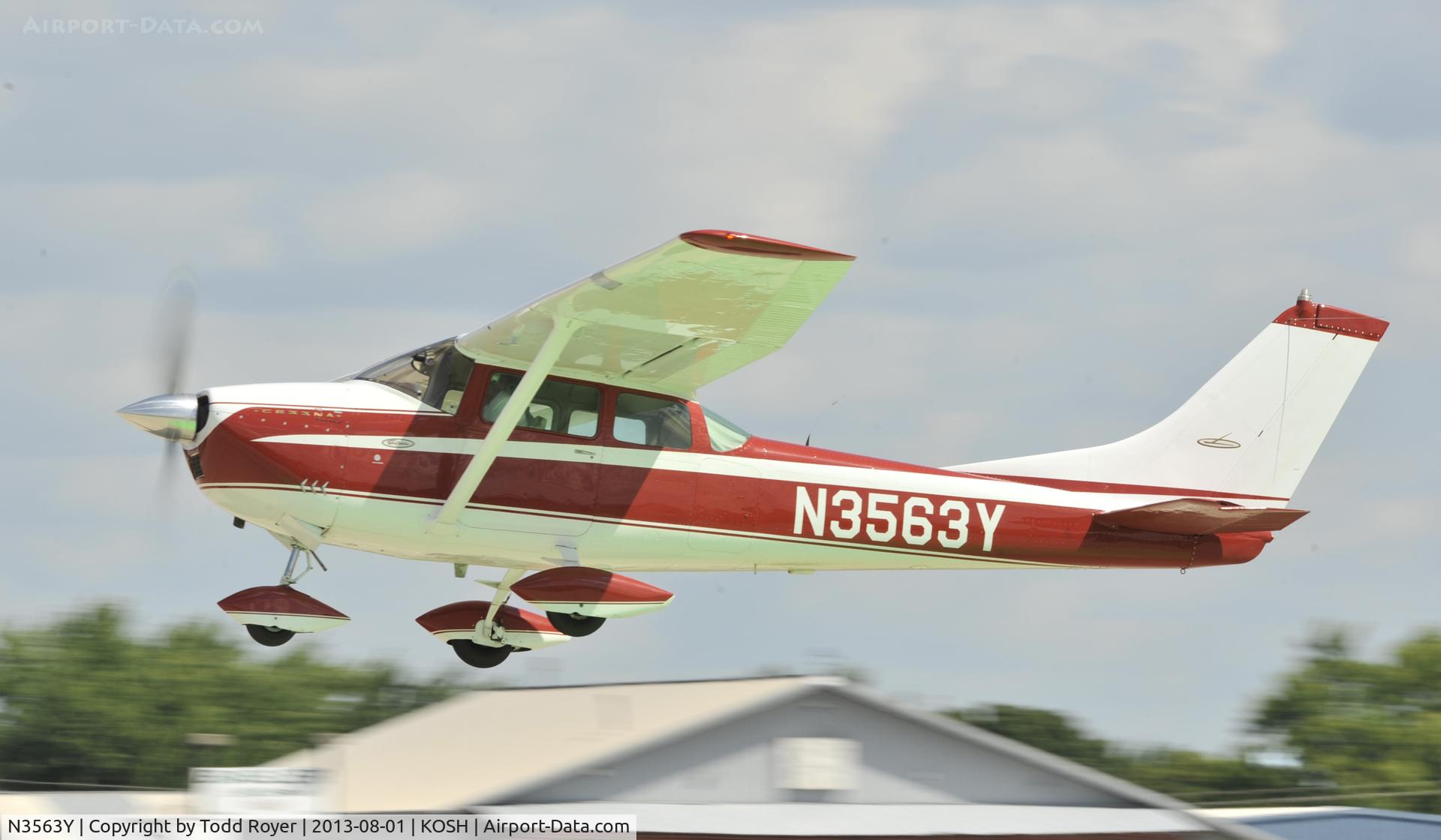 N3563Y, 1962 Cessna 182F Skylane C/N 18254463, Airventure 2013