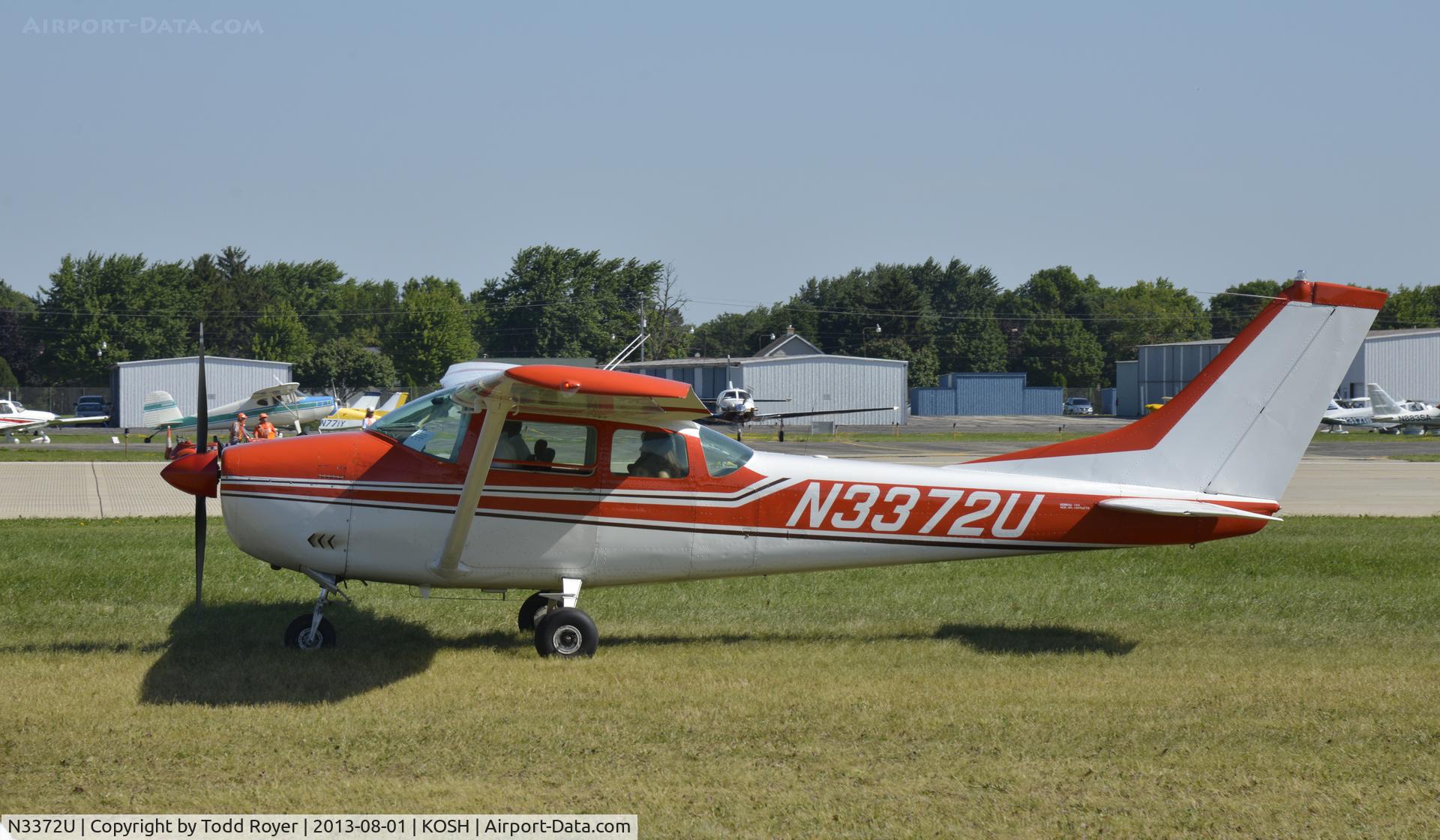 N3372U, 1963 Cessna 182F Skylane C/N 18254772, Airventure 2013