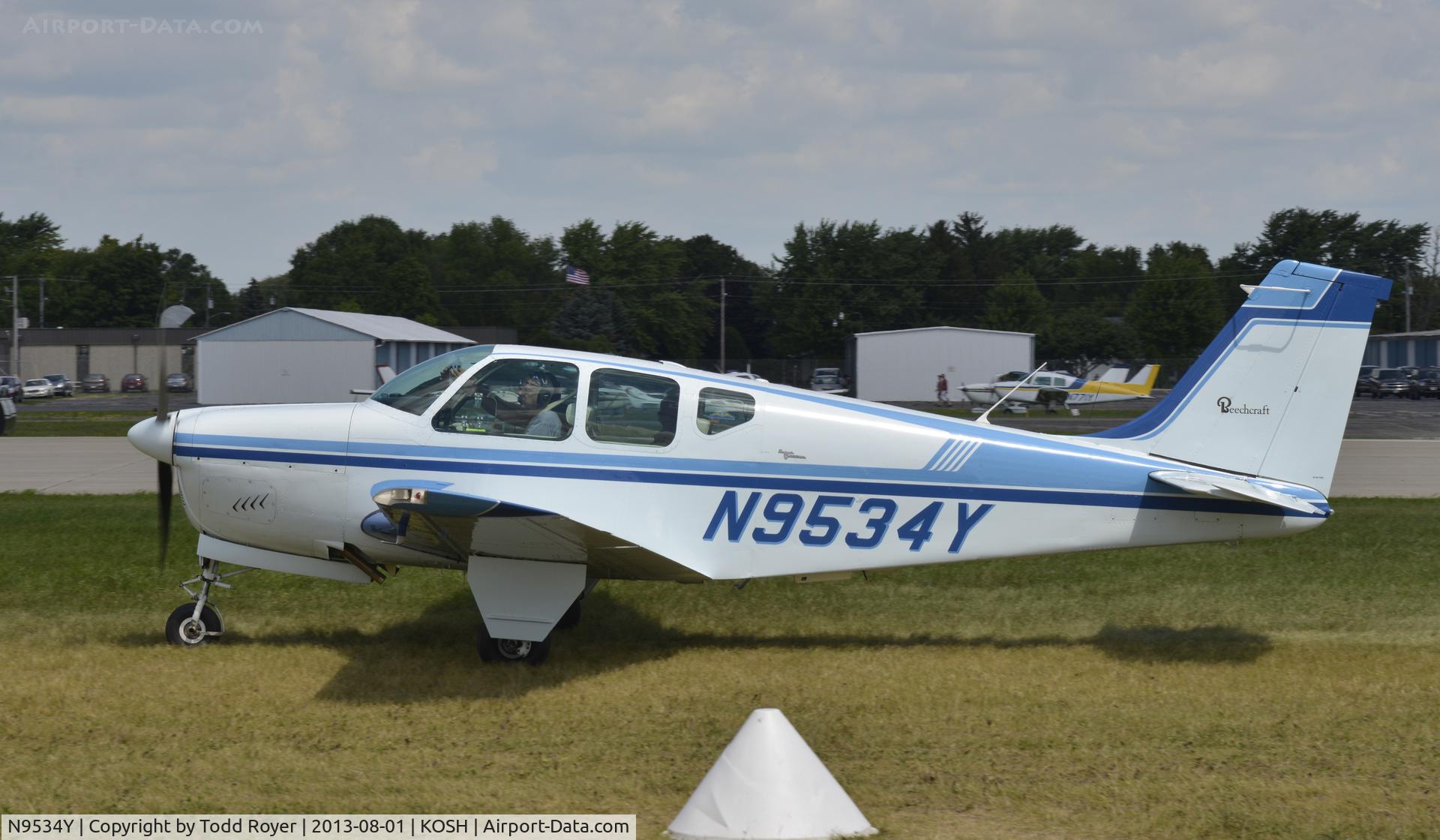 N9534Y, 1962 Beech 35-B33 Debonair C/N CD-556, Airventure 2013