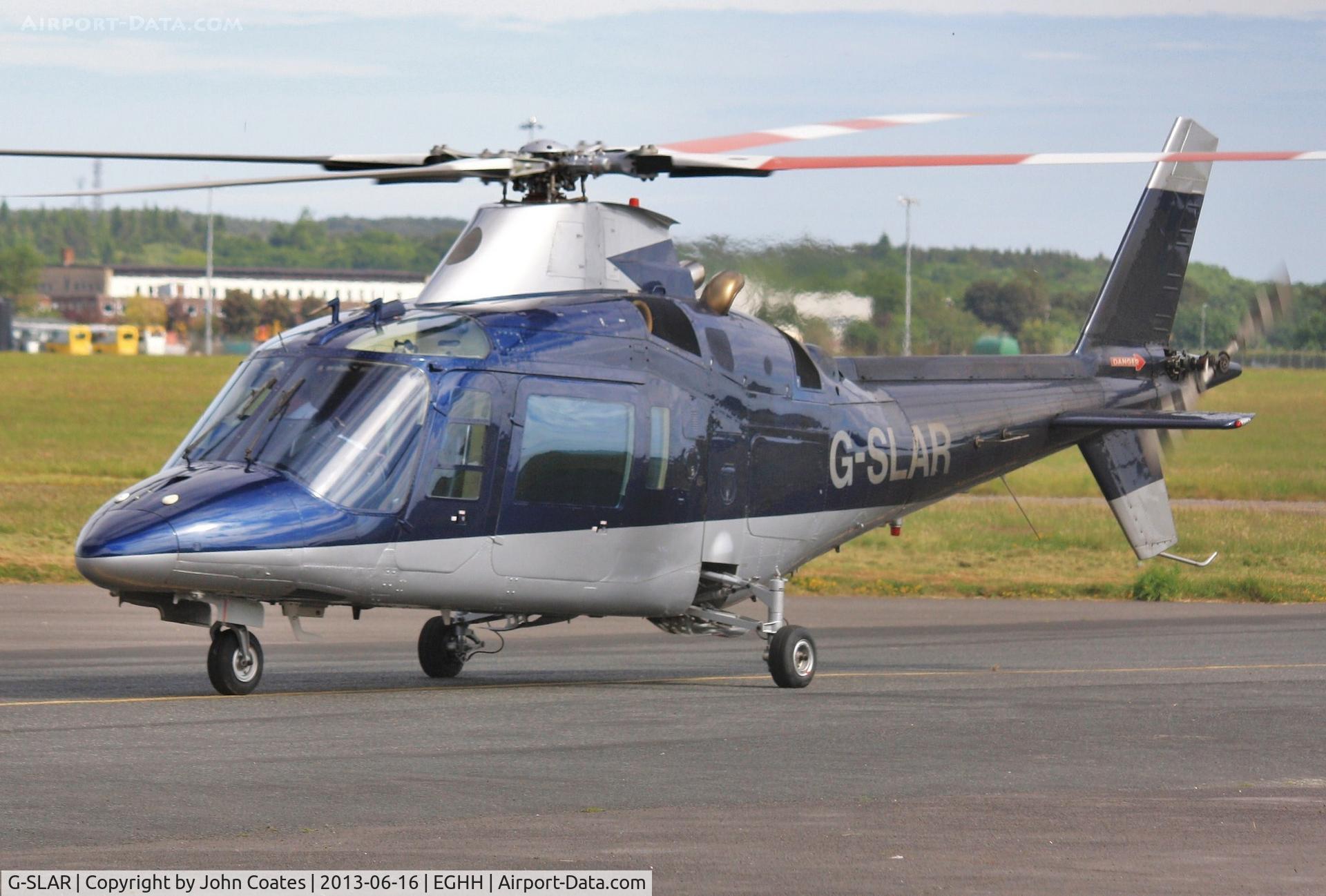 G-SLAR, 1991 Agusta A-109C C/N 7649, Transport to IOW Festival for Bon Jovi