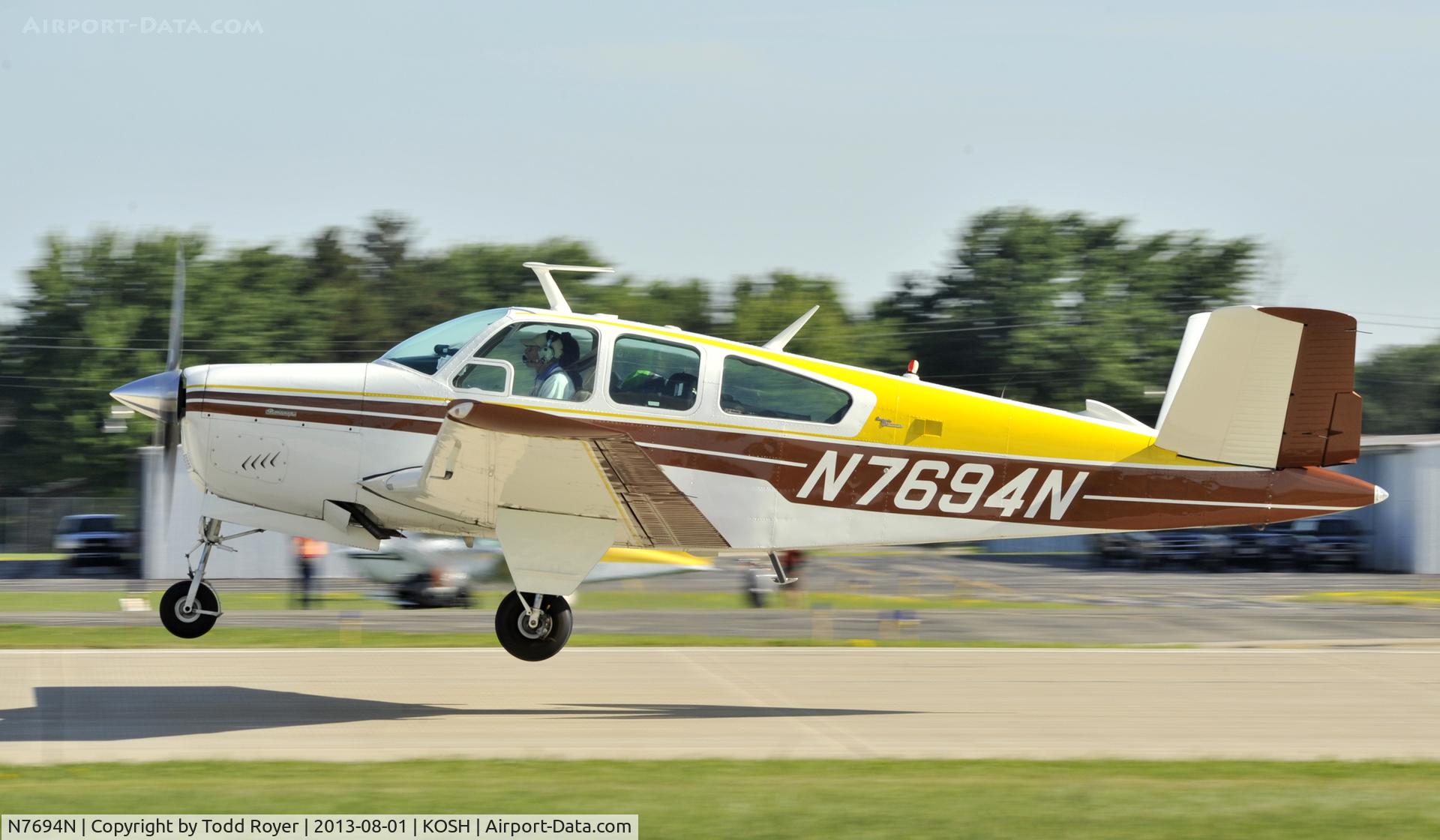 N7694N, 1968 Beech V35A Bonanza C/N D-8869, Airventure 2013