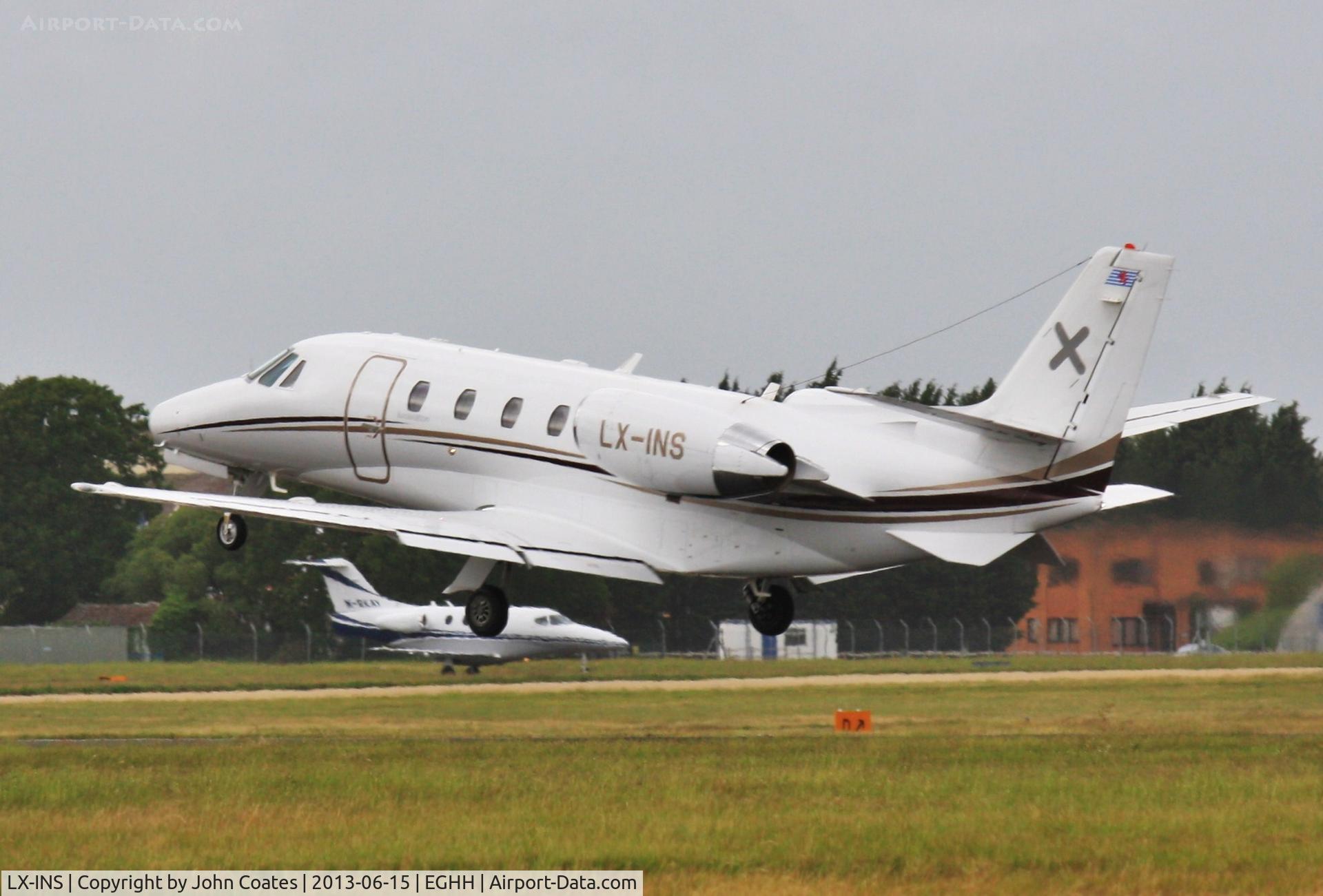 LX-INS, 2007 Cessna 560 Citation Excel C/N 560-5727, Lifting off 26