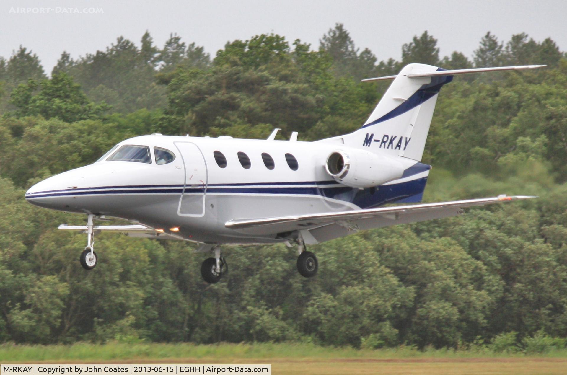 M-RKAY, 2003 Raytheon 390 Premier I C/N RB-88, Finals to 26 - and home.