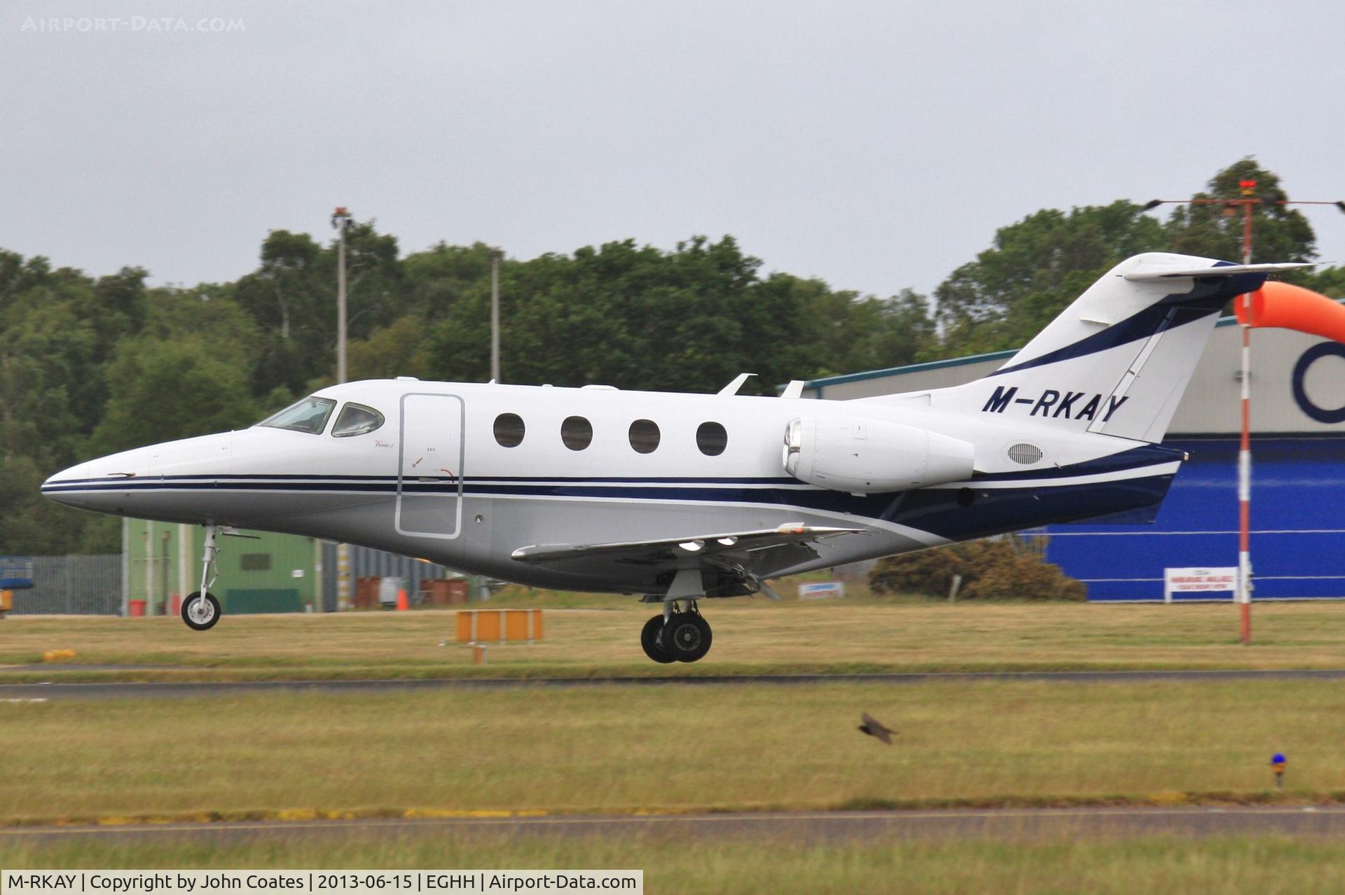 M-RKAY, 2003 Raytheon 390 Premier I C/N RB-88, Arriving home