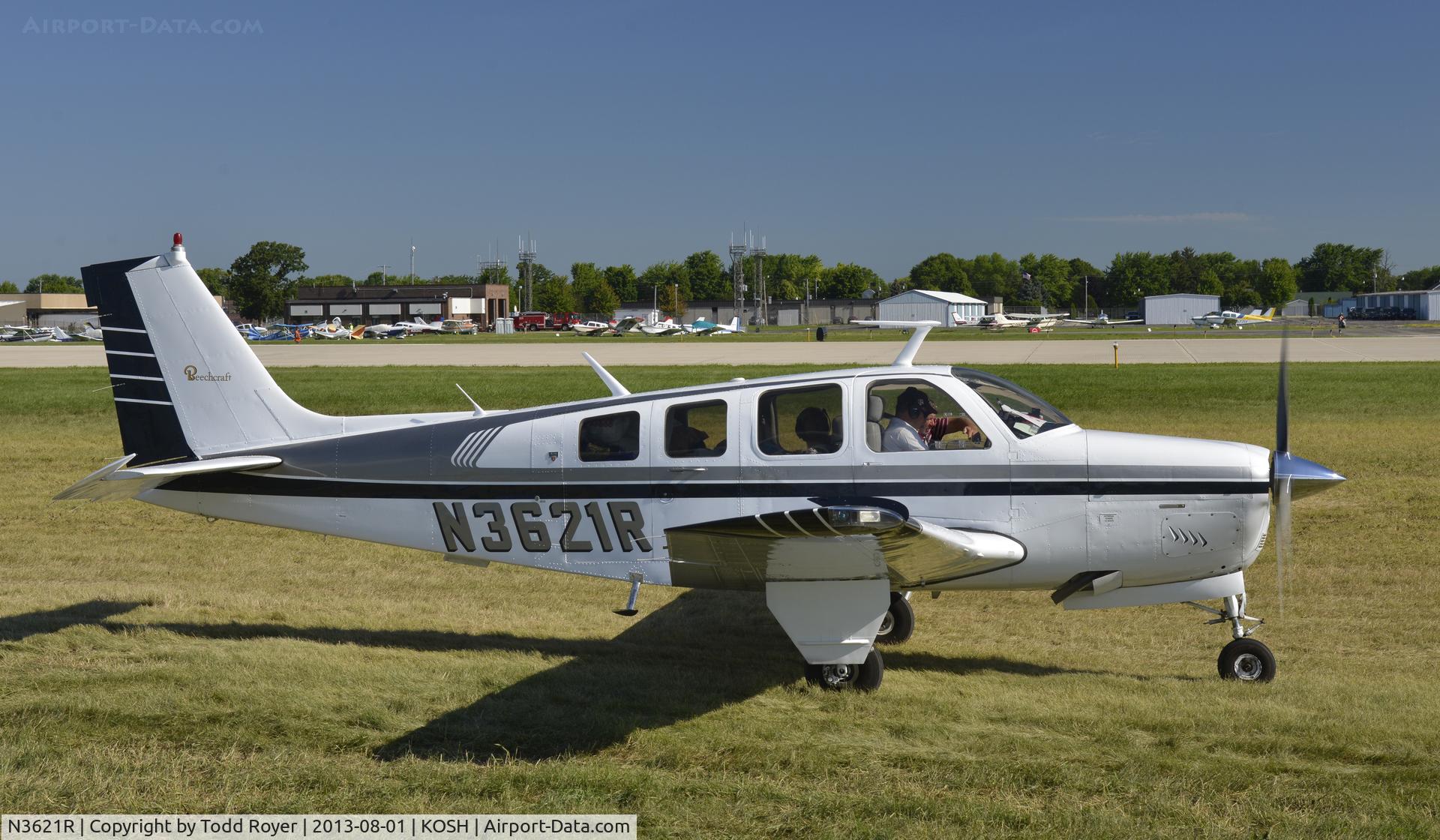 N3621R, 1977 Beech A36 Bonanza 36 C/N E-1095, Airventure 2013