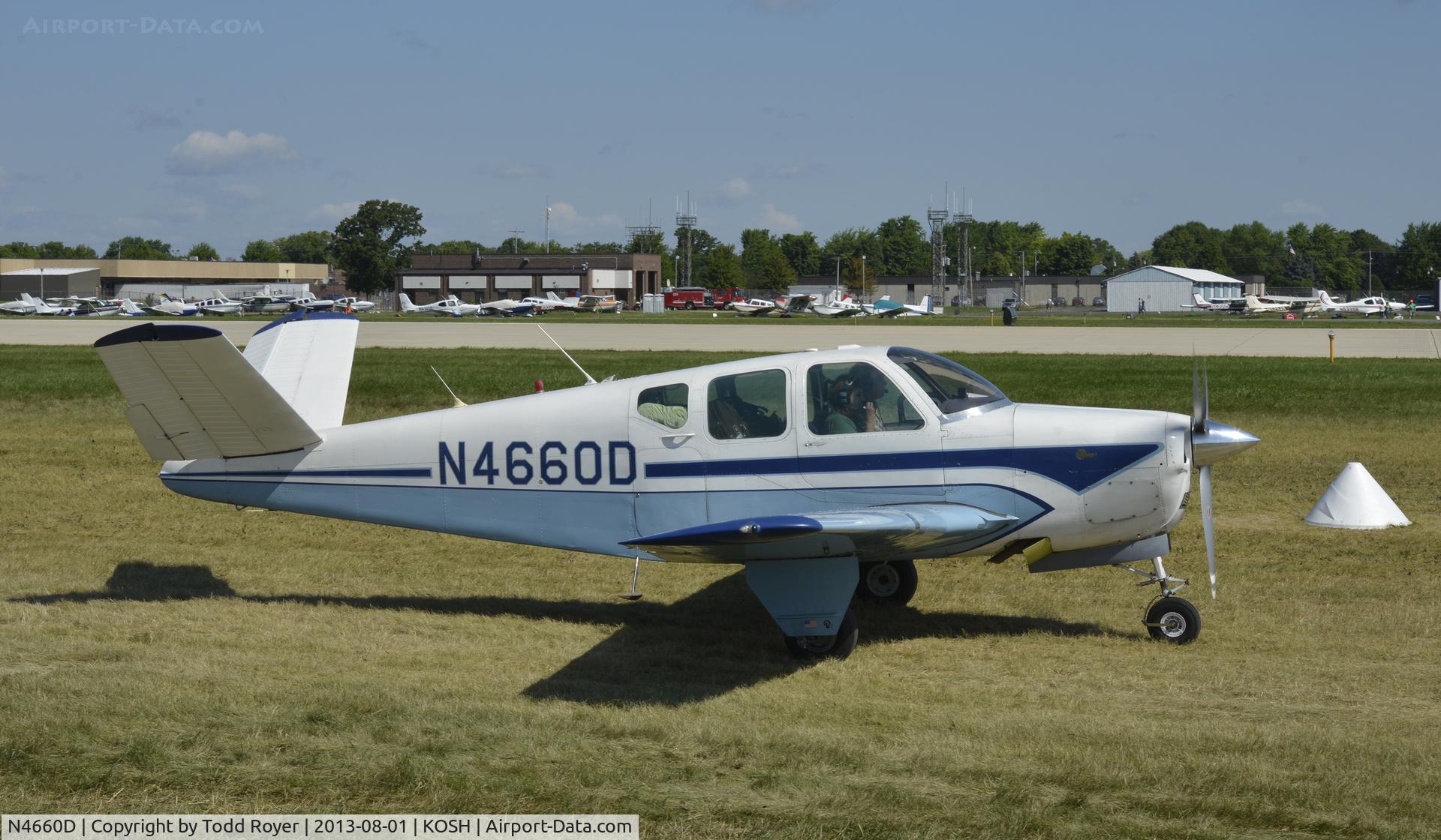 N4660D, 1956 Beech H35 Bonanza C/N D-4885, Airventure 2013