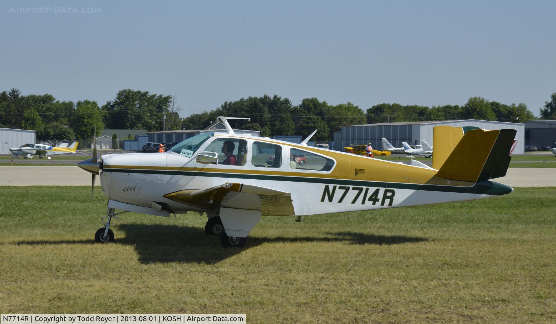 N7714R, 1969 Beech V35A Bonanza C/N D-8956, Airventure 2013