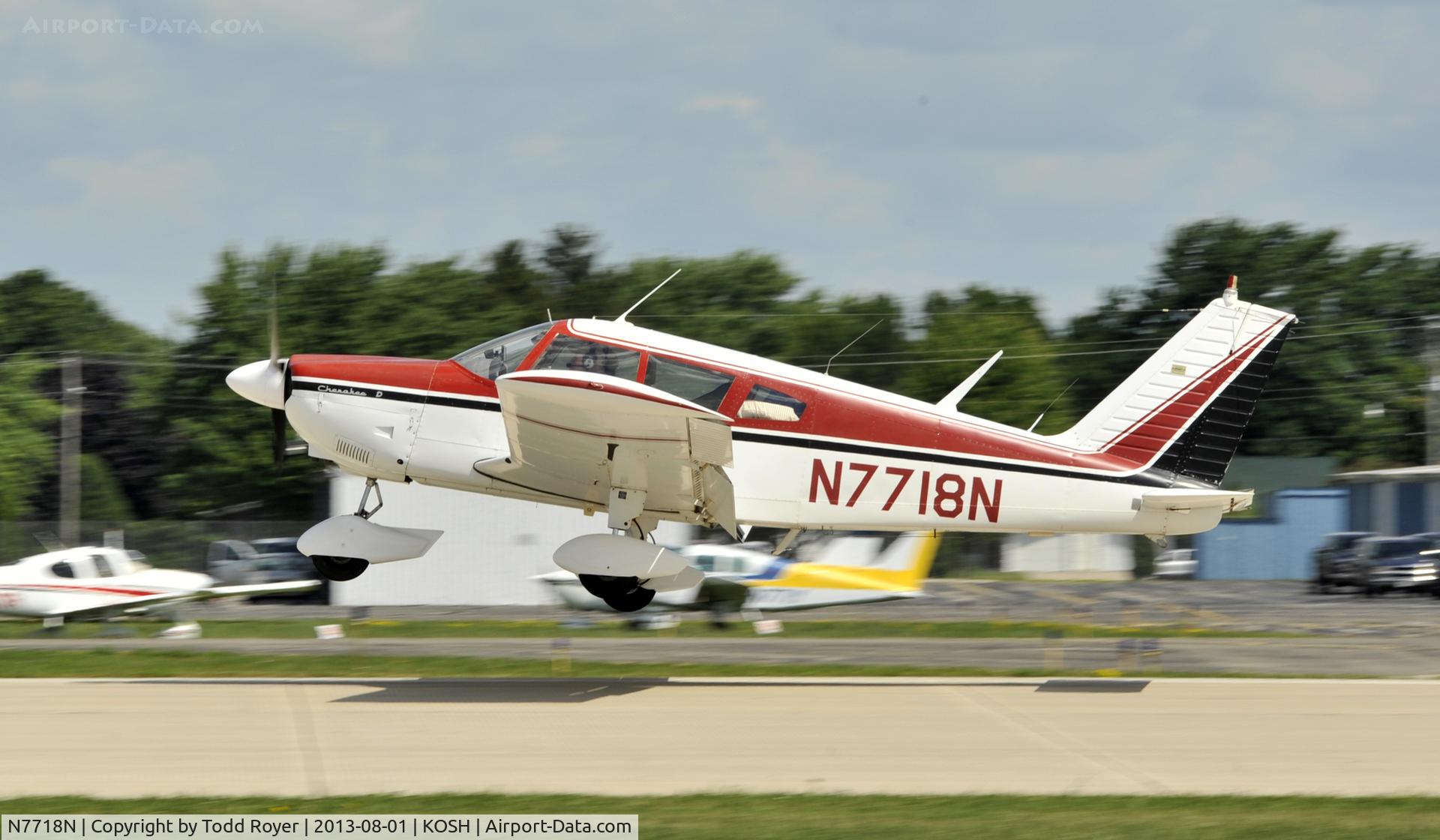 N7718N, 1968 Piper PA-28-180 C/N 28-5027, Airventure 2013