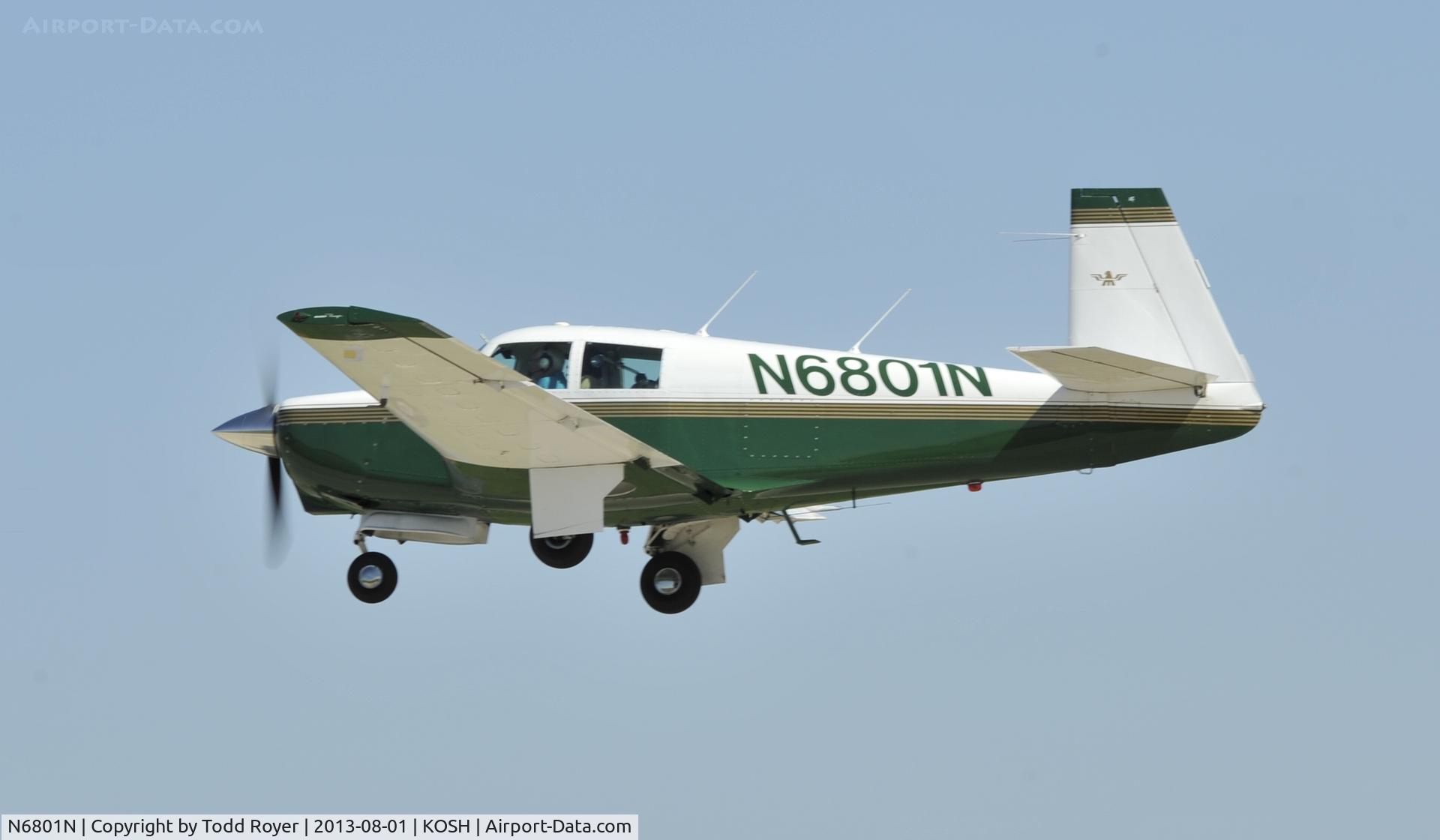 N6801N, 1968 Mooney M20C Ranger C/N 680102, Airventure 2013