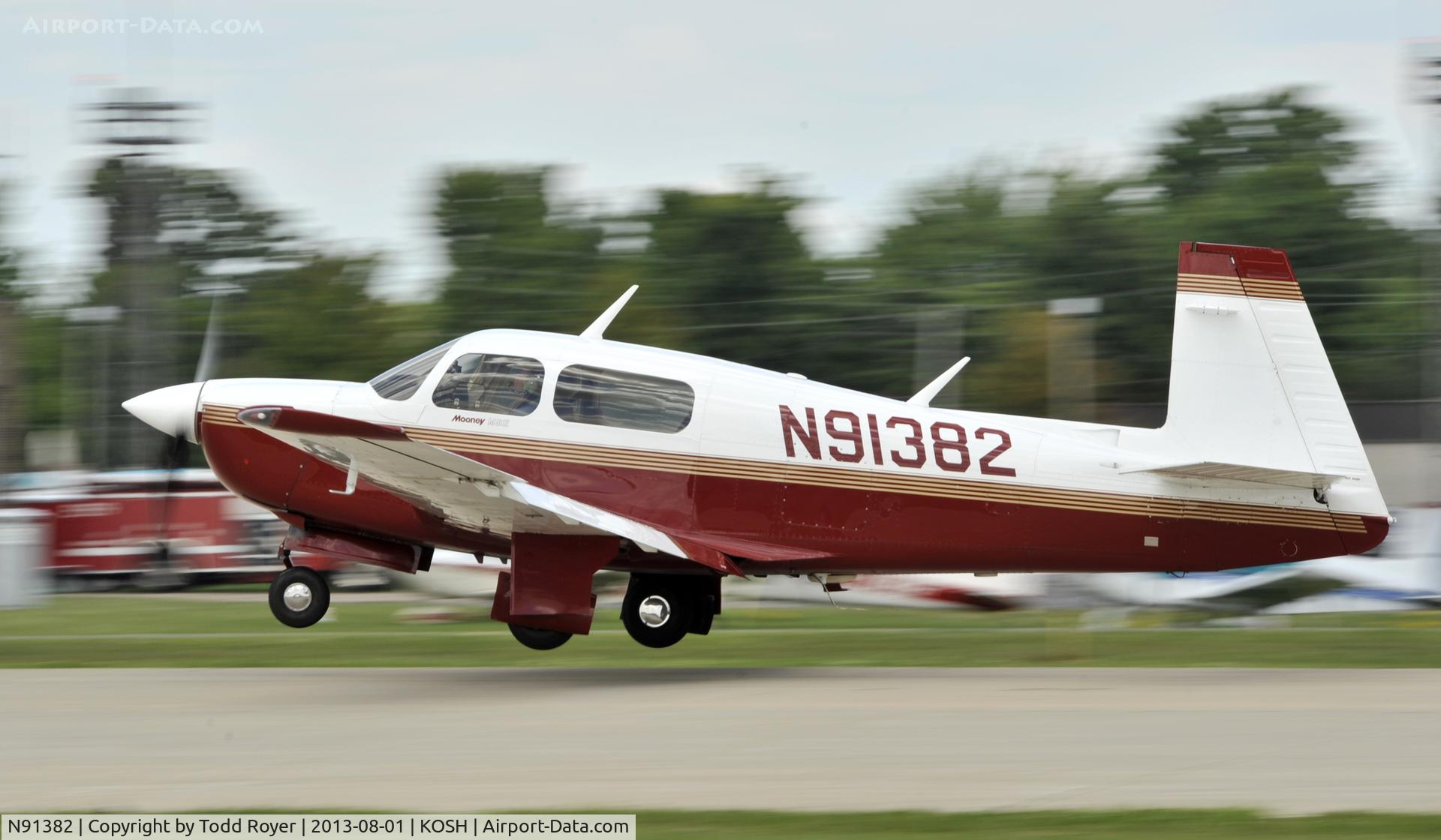 N91382, 1991 Mooney M20J 201 C/N 24-3238, Airventure 2013