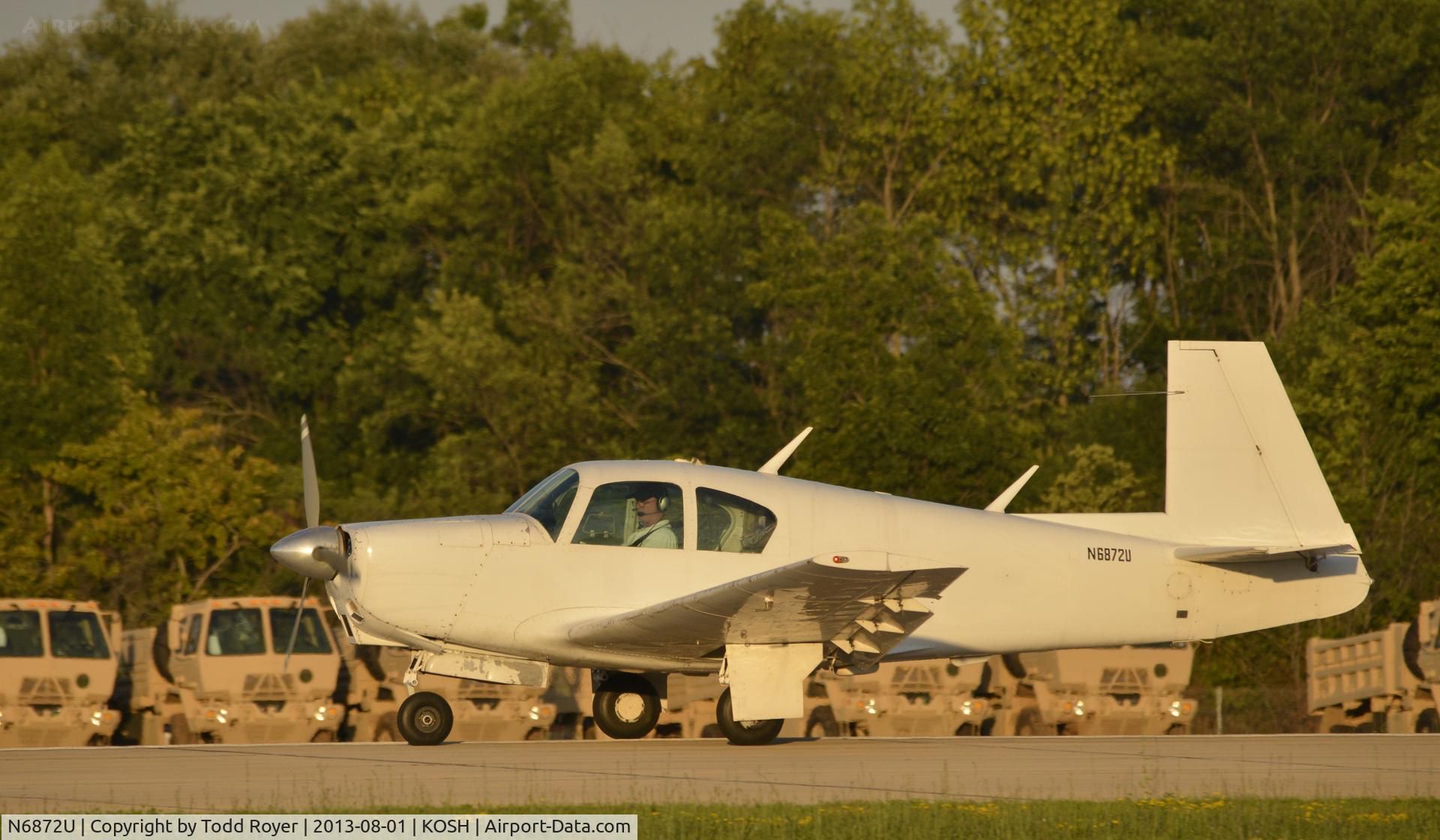 N6872U, 1963 Mooney M20C Ranger C/N 2576, Airventure 2013