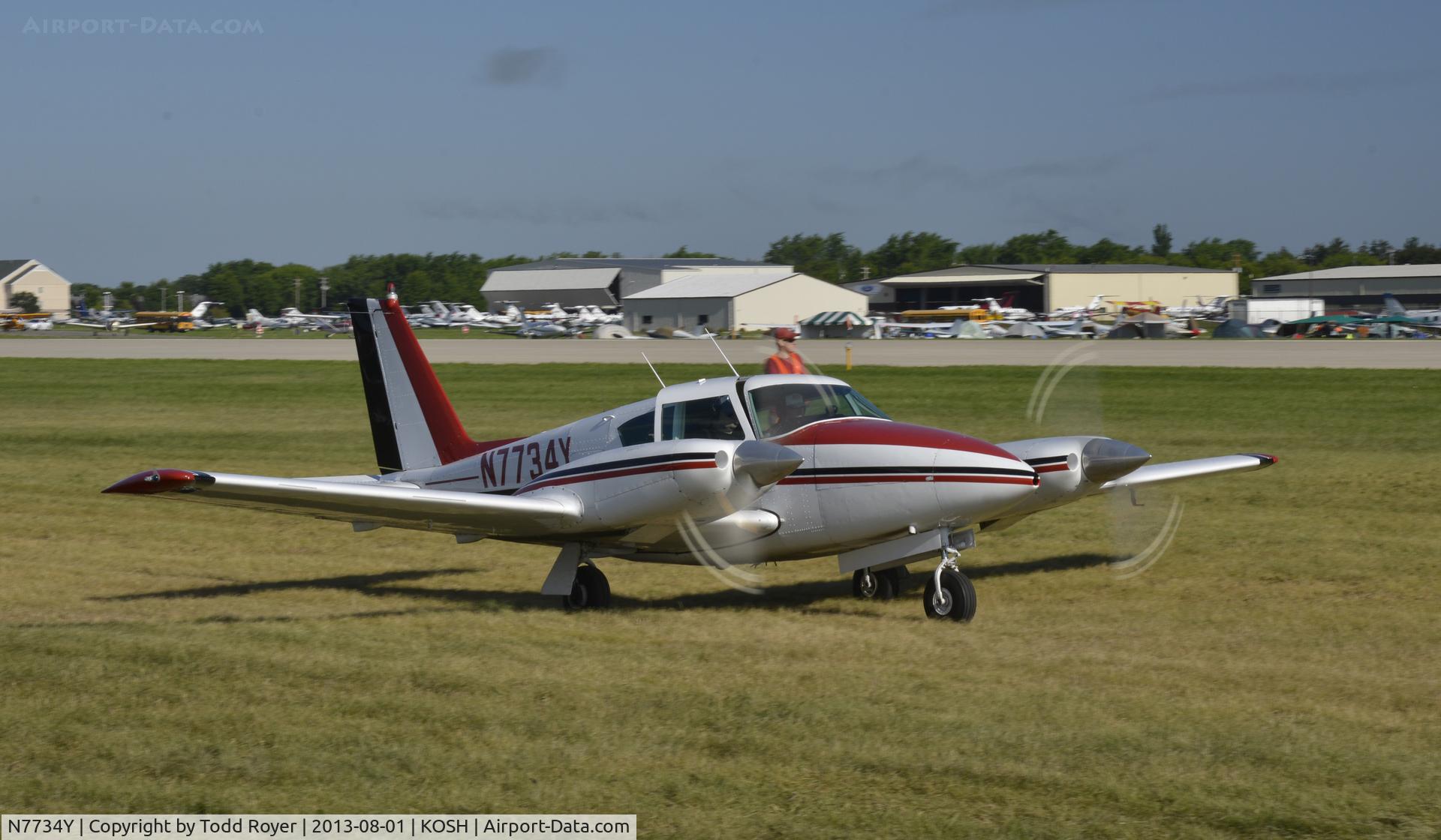 N7734Y, 1965 Piper PA-30-160 Twin Comanche Twin Comanche C/N 30-824, Airventure 2013