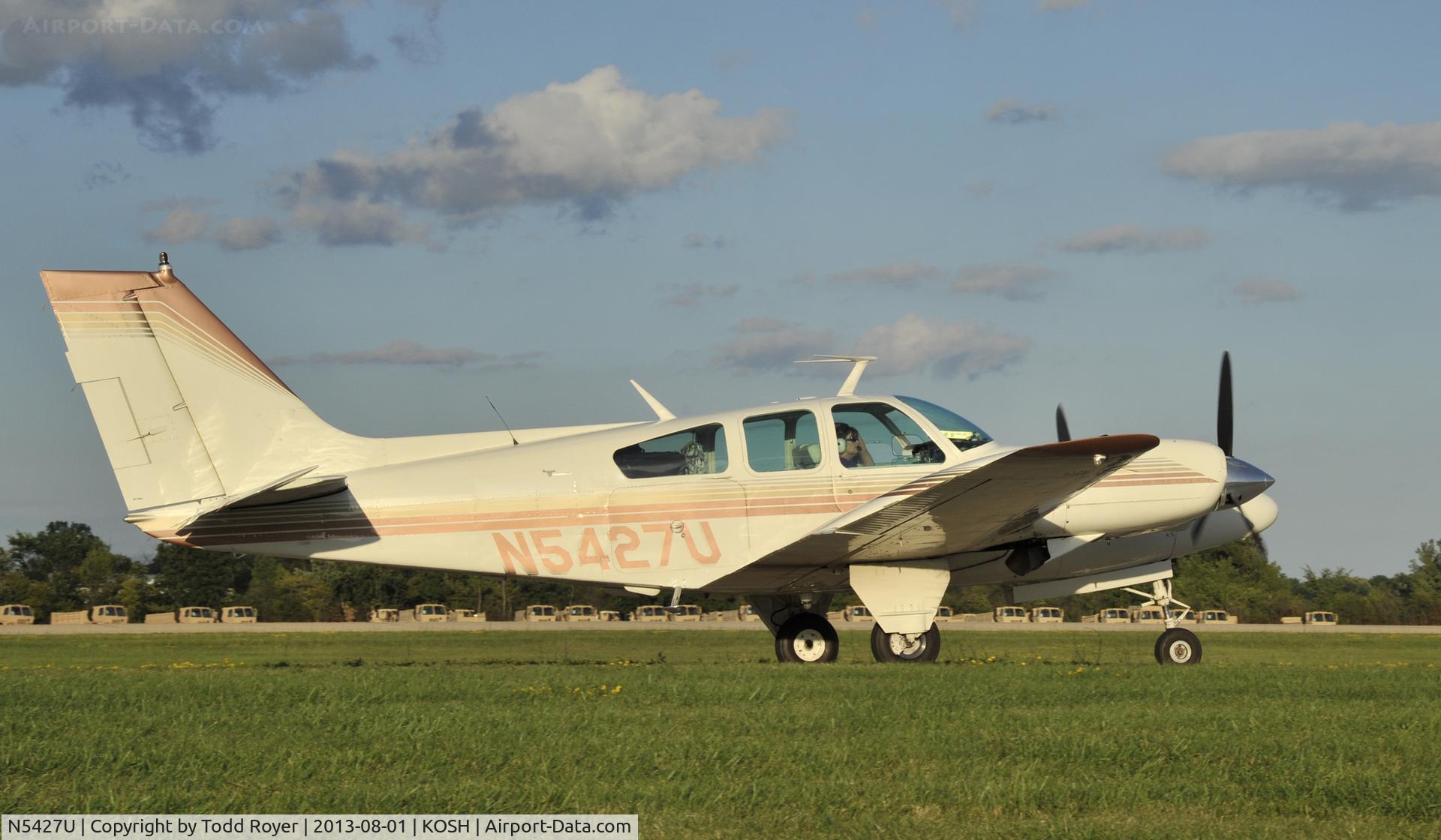 N5427U, 1967 Beech 56TC Turbo Baron C/N TG-12, Airventure 2013