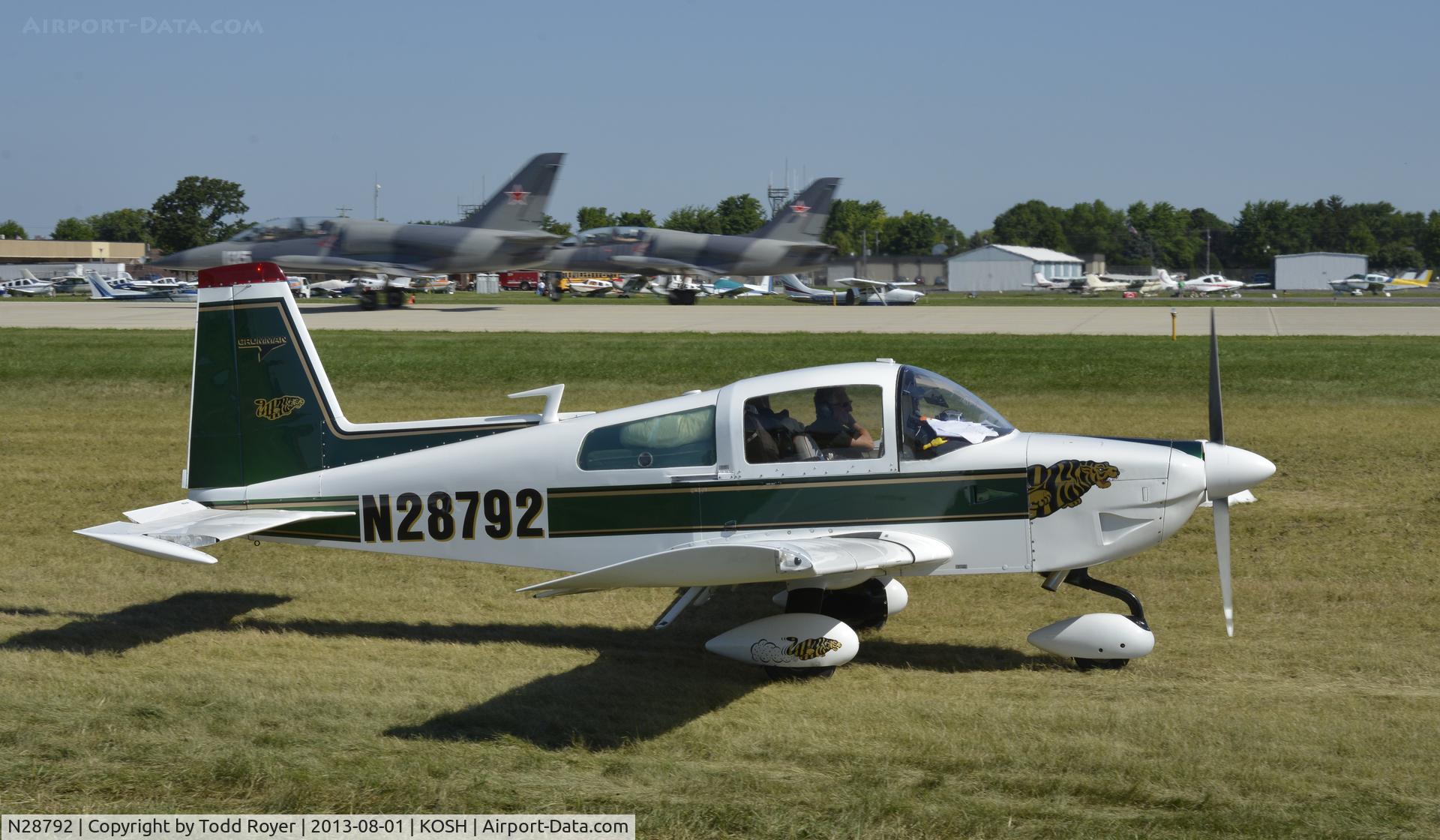 N28792, 1978 Grumman American AA-5B Tiger C/N AA5B0818, Airventure 2013
