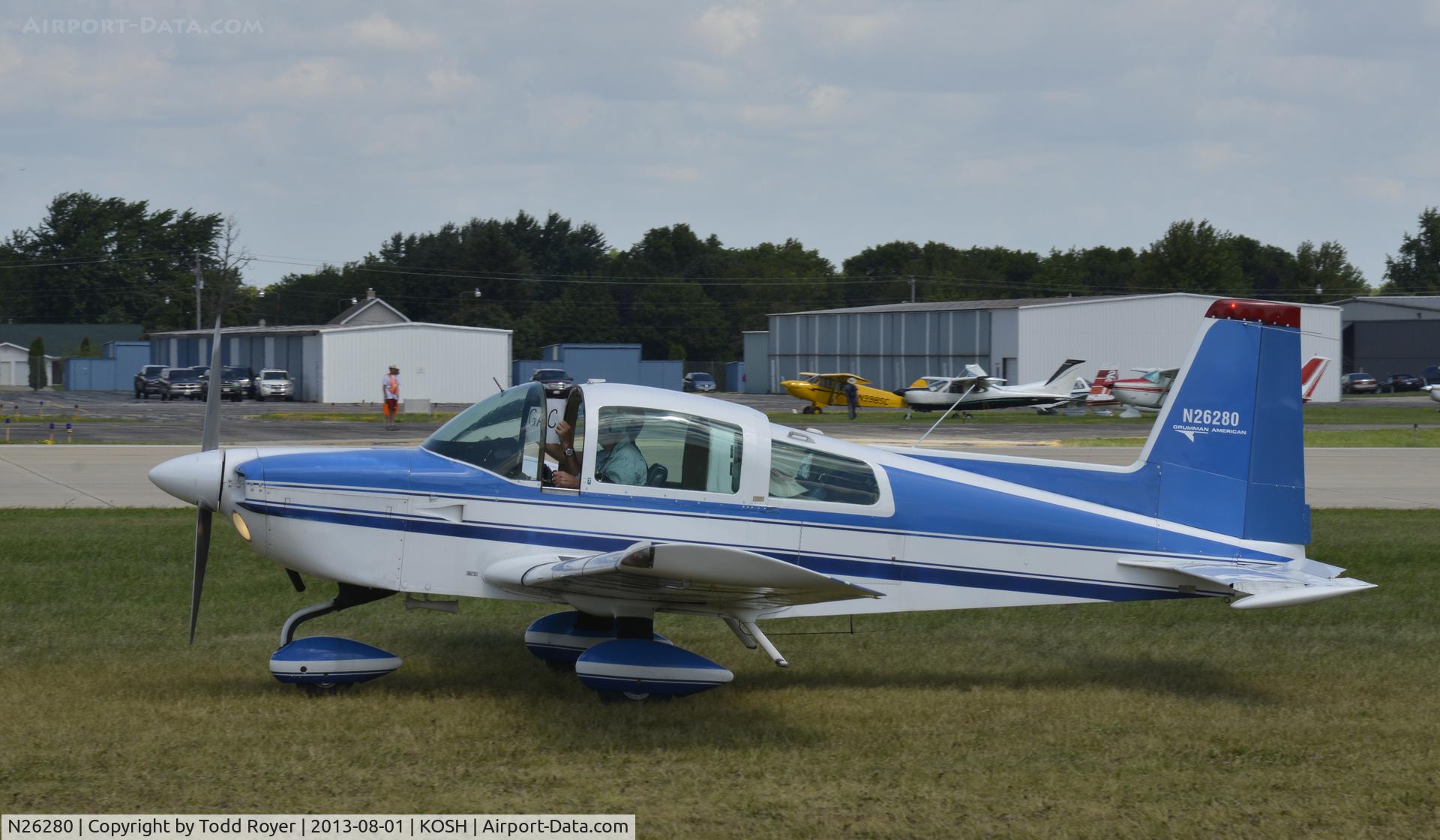 N26280, Grumman American AA-5A Cheetah C/N AA5A0503, Airventure 2013