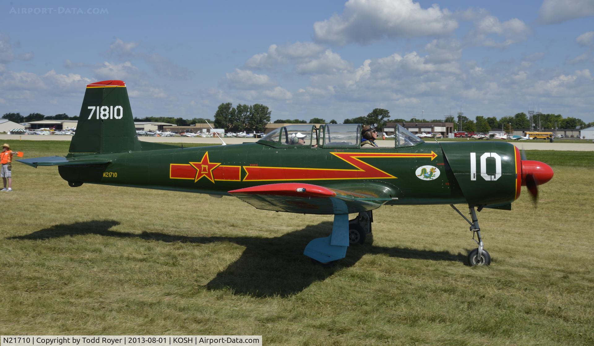 N21710, 1969 Nanchang CJ-6A C/N 2532059, Airventure 2013