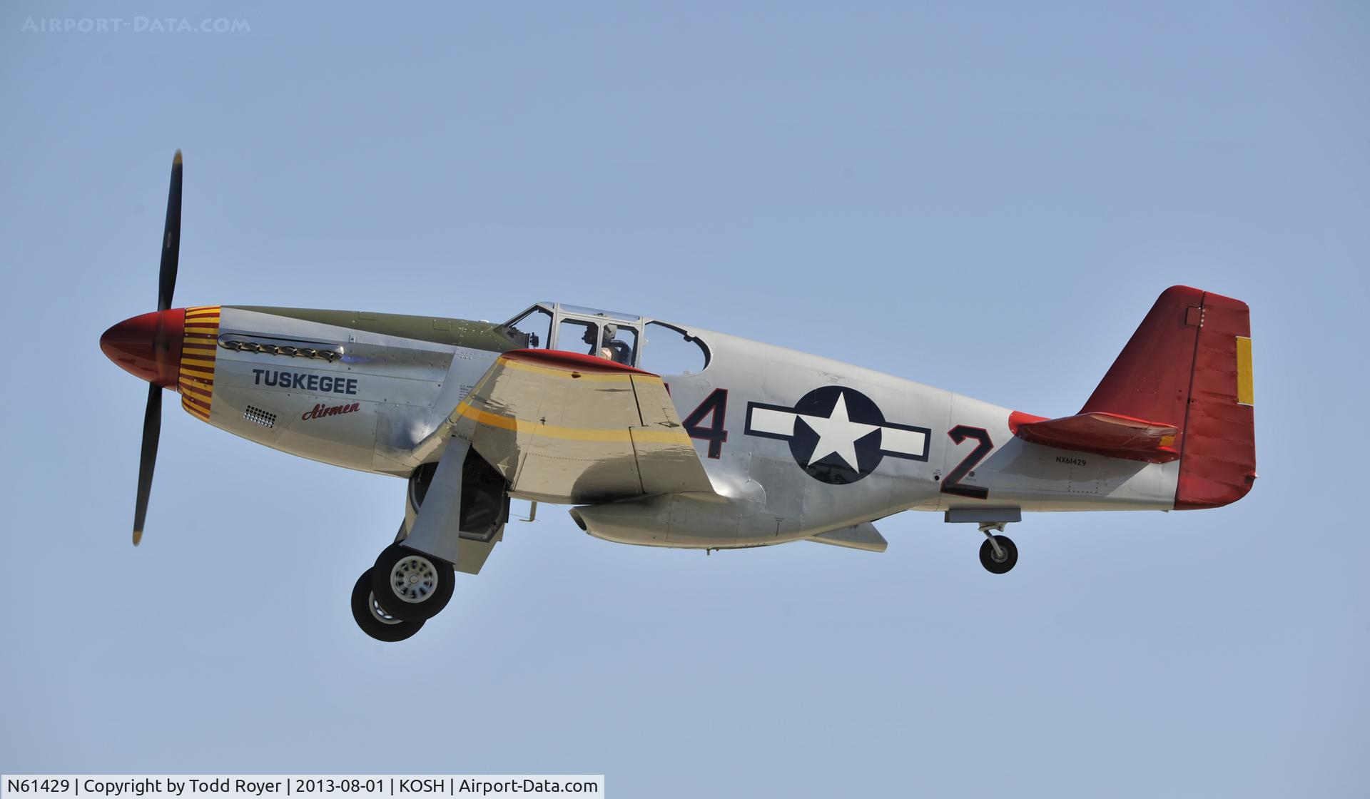 N61429, 1942 North American P-51C Mustang C/N 103-26199, Airventure 2013