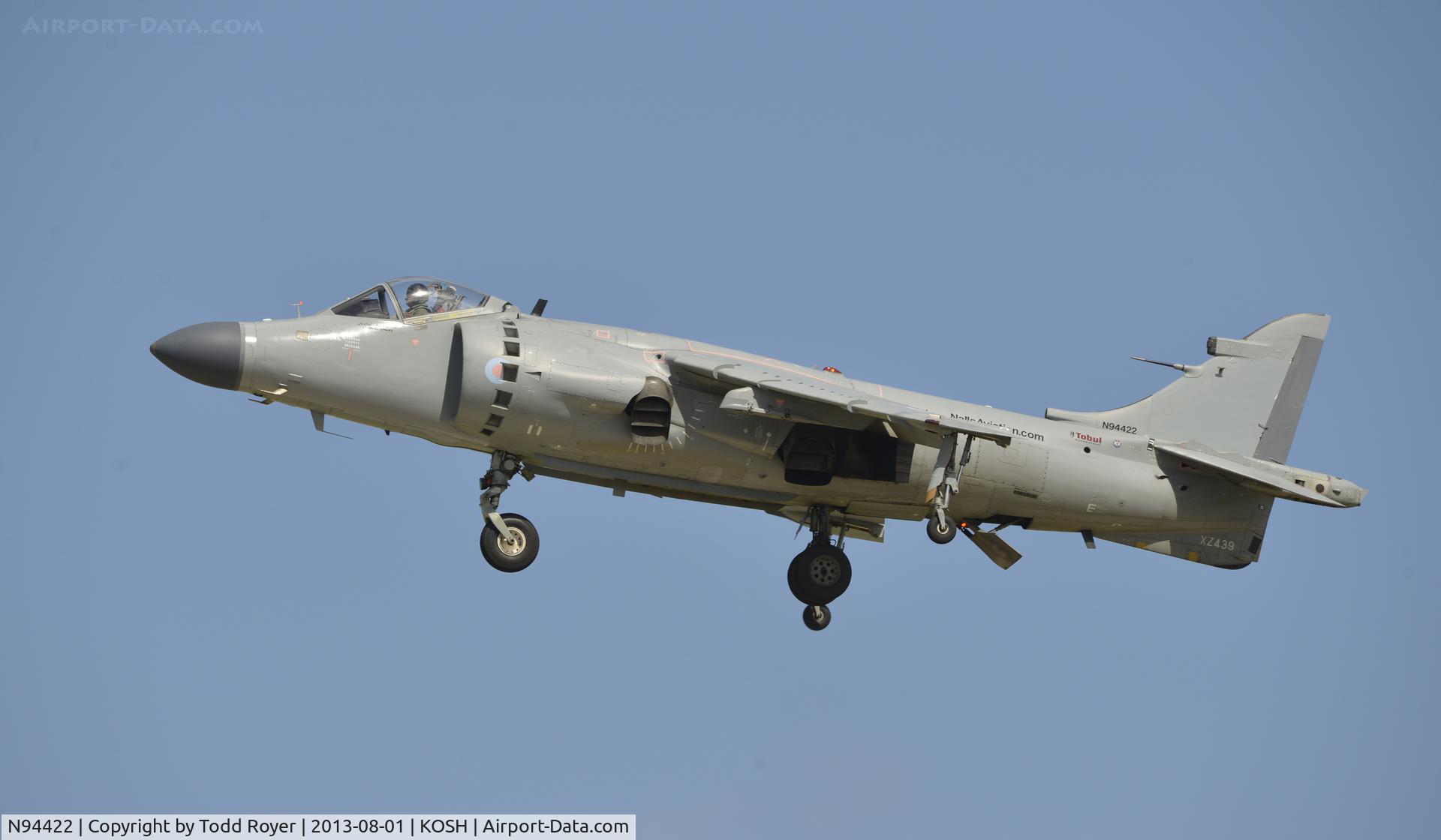 N94422, 1979 British Aerospace Sea Harrier F/A.2 C/N 41H-912002/DB2, Airventure 2013