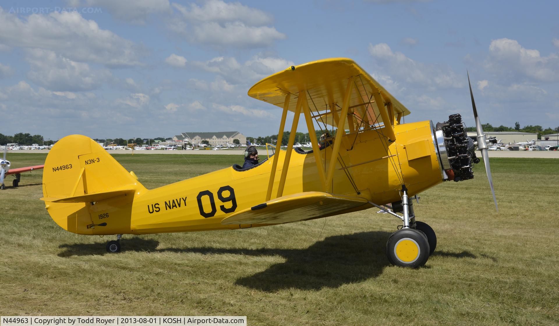 N44963, 1941 Naval Aircraft Factory N3N-3 C/N 1926, Airventure 2013
