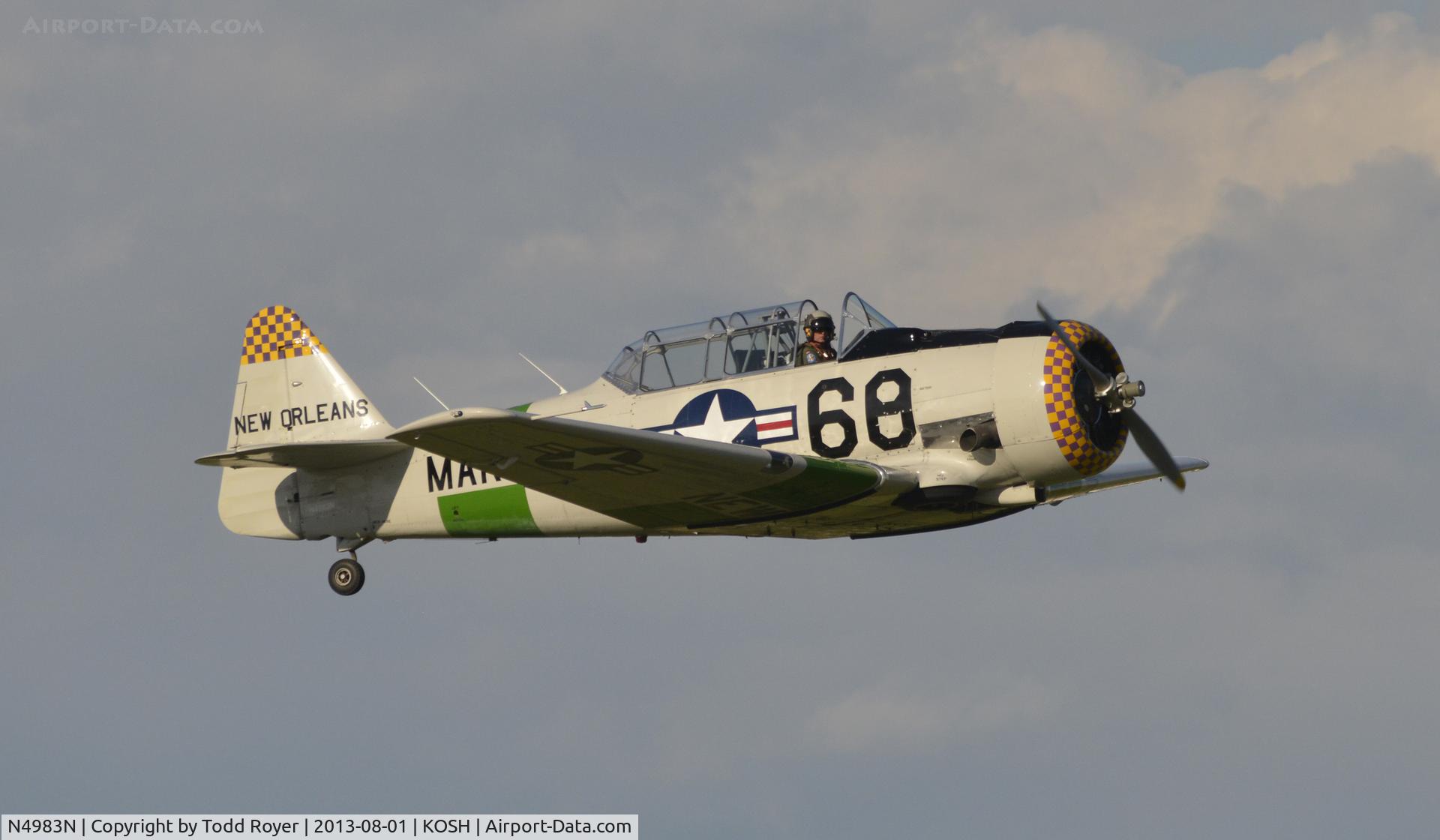 N4983N, 1957 North American AT-6D Texan C/N 121-42175 (44-81453), Airventure 2013