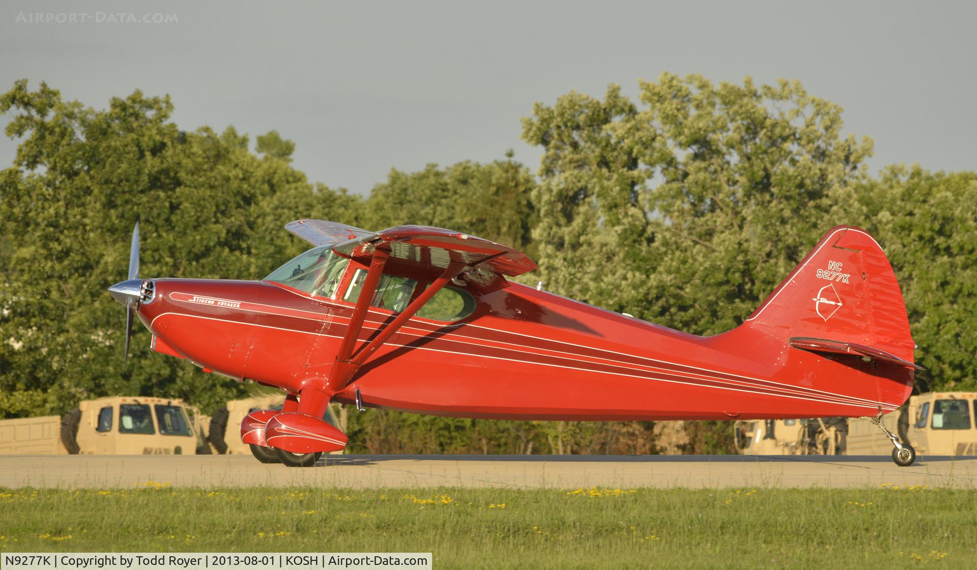 N9277K, 1947 Stinson 108-2 Voyager C/N 108-2277, Airventure 2013