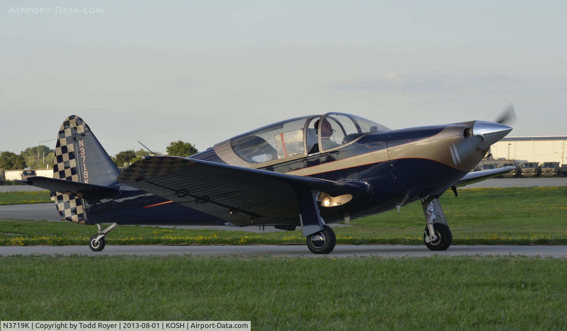 N3719K, 1946 Globe GC-1B Swift C/N 1412, Airventure 2013