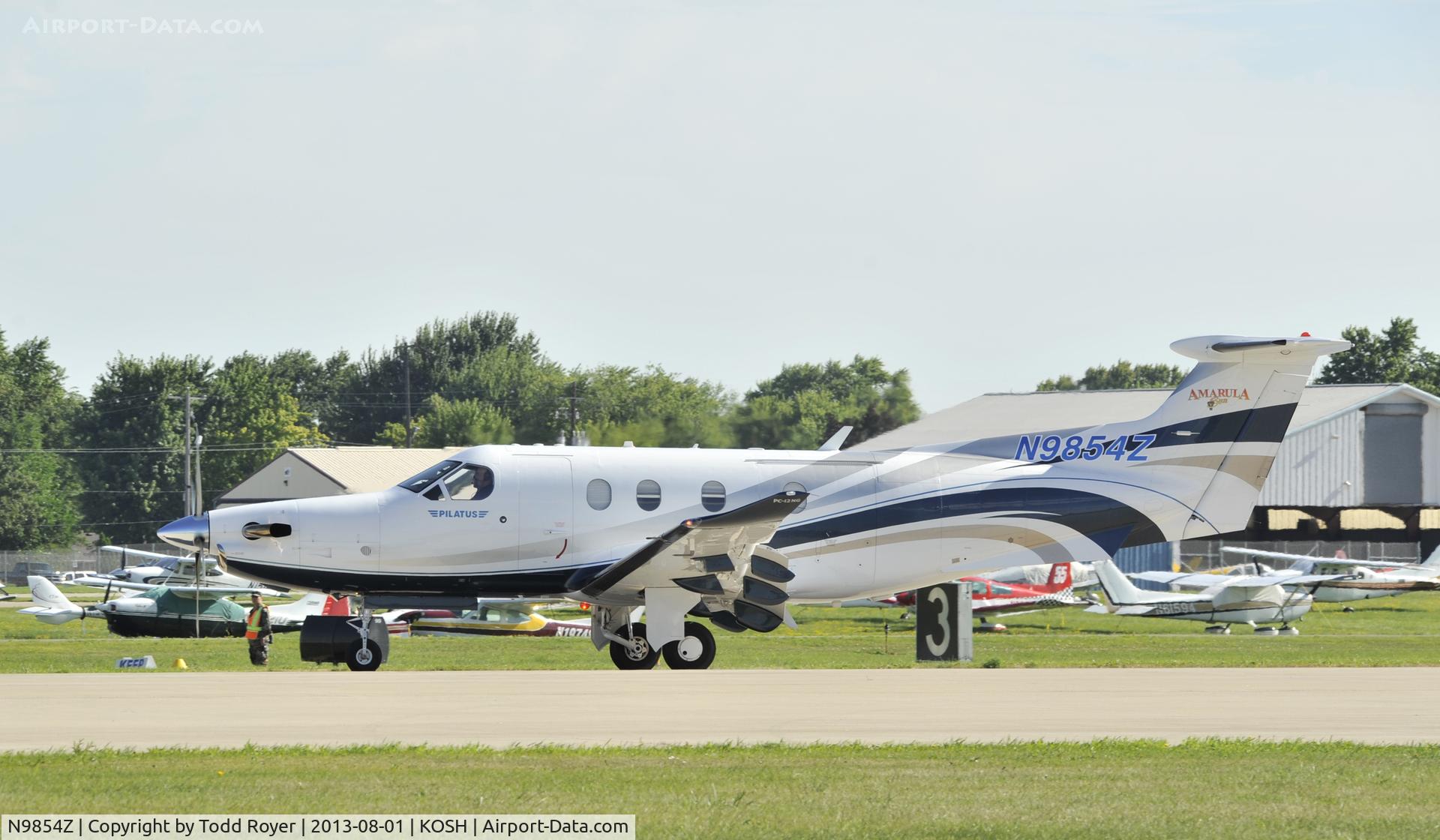N9854Z, 2011 Pilatus PC-12/47E C/N 1302, Airventure 2013