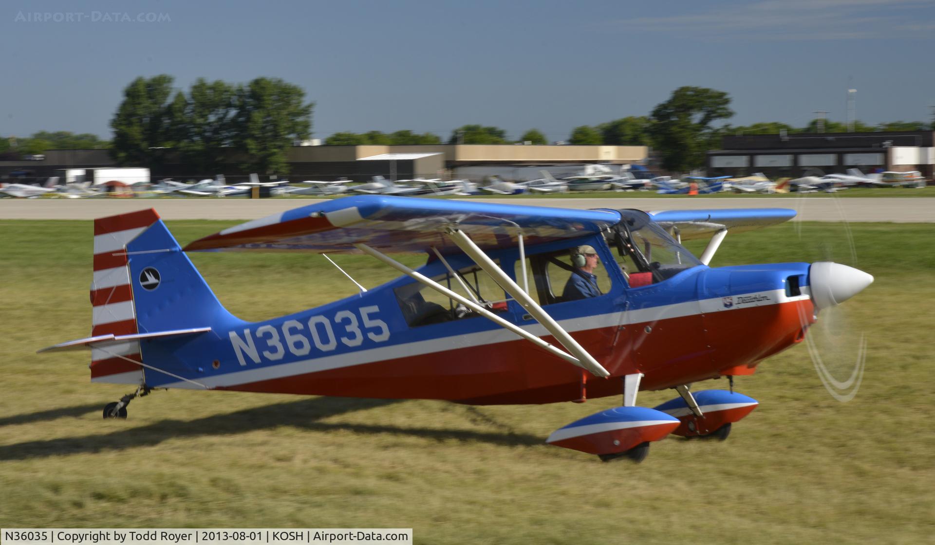 N36035, 1973 Bellanca 8KCAB Decathlon C/N 100-73, Airventure 2013