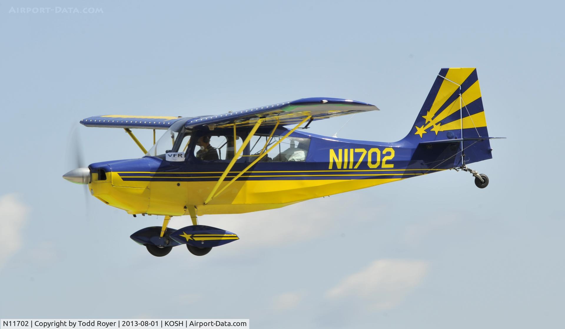 N11702, 1972 Bellanca 7KCAB Citabria C/N 317-72, Airventure 2013