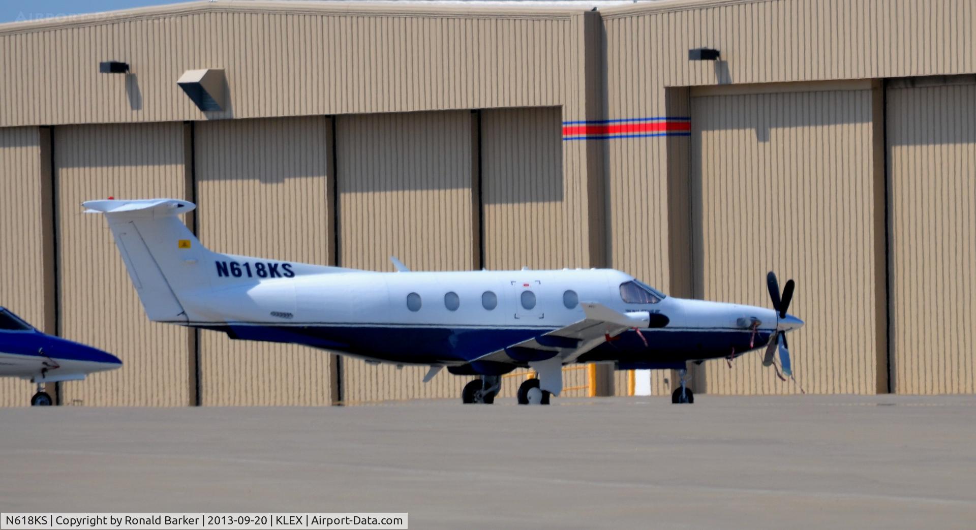 N618KS, 2008 Pilatus PC-12/47E C/N 1035, Lexington