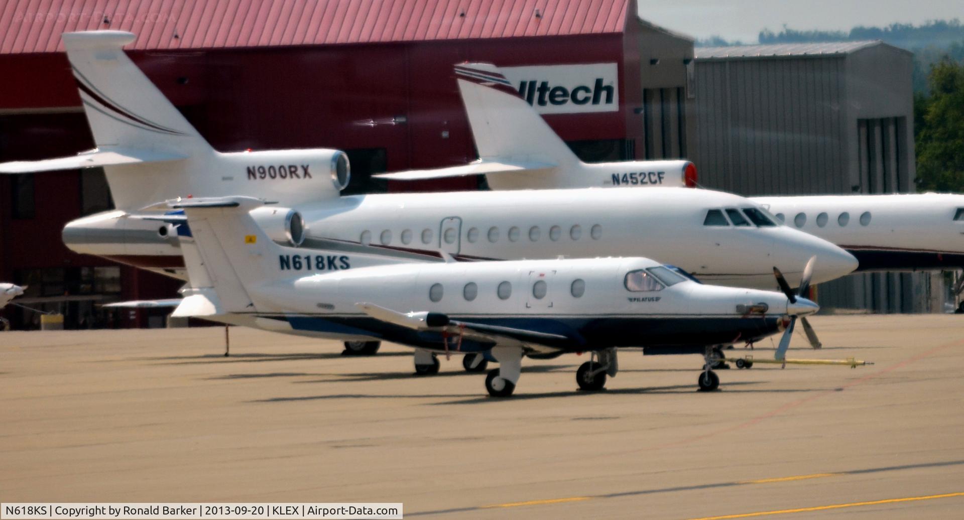 N618KS, 2008 Pilatus PC-12/47E C/N 1035, Lexington