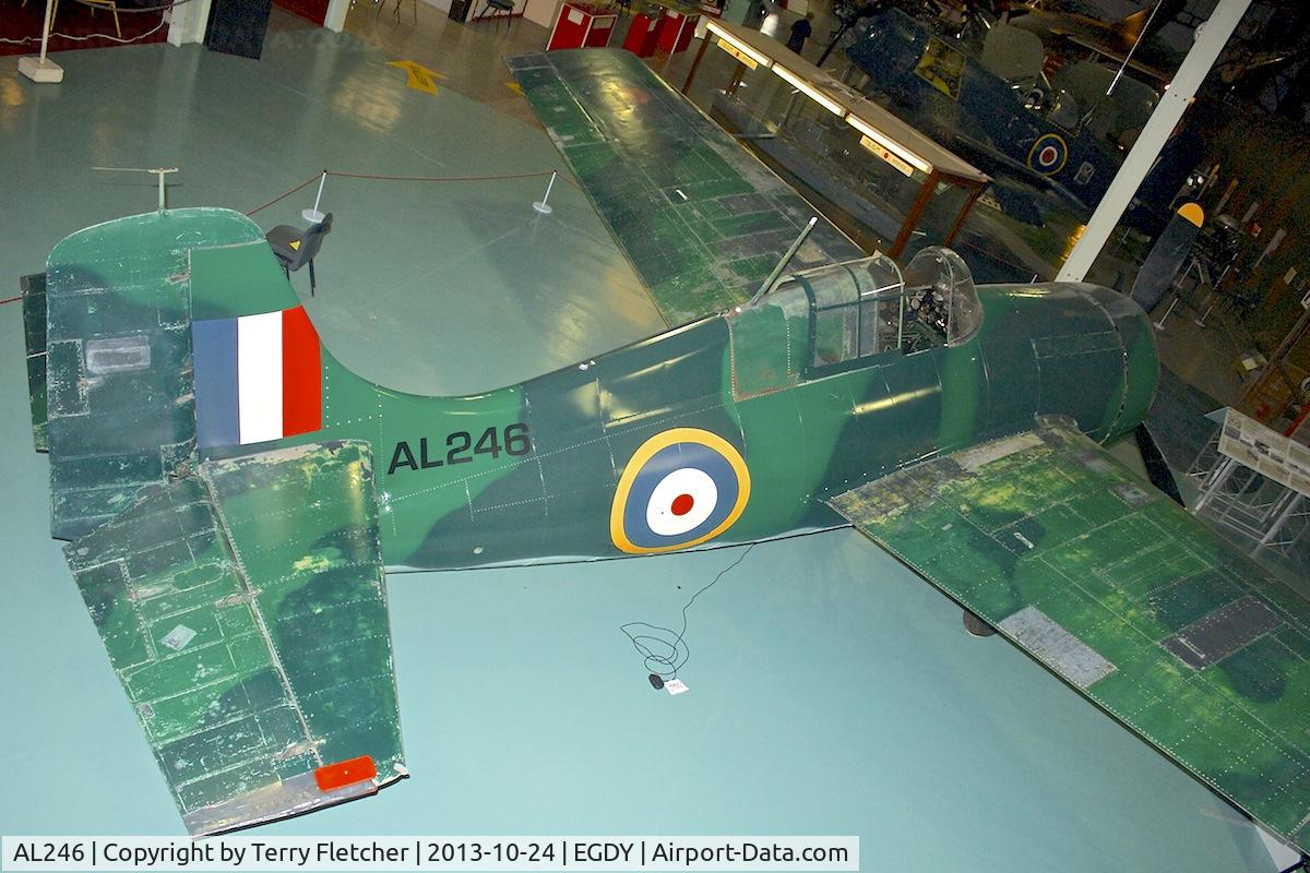 AL246, 1940 Grumman Martlet I C/N 663, Displayed at the Fleet Air Arm Museum at Yeovilton