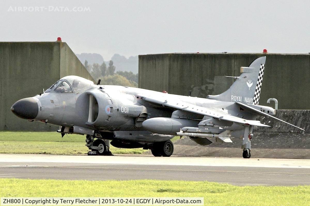 ZH800, 1996 British Aerospace Sea Harrier F/A.2 C/N NB05, Displayed at the Fleet Air Arm Museum at Yeovilton