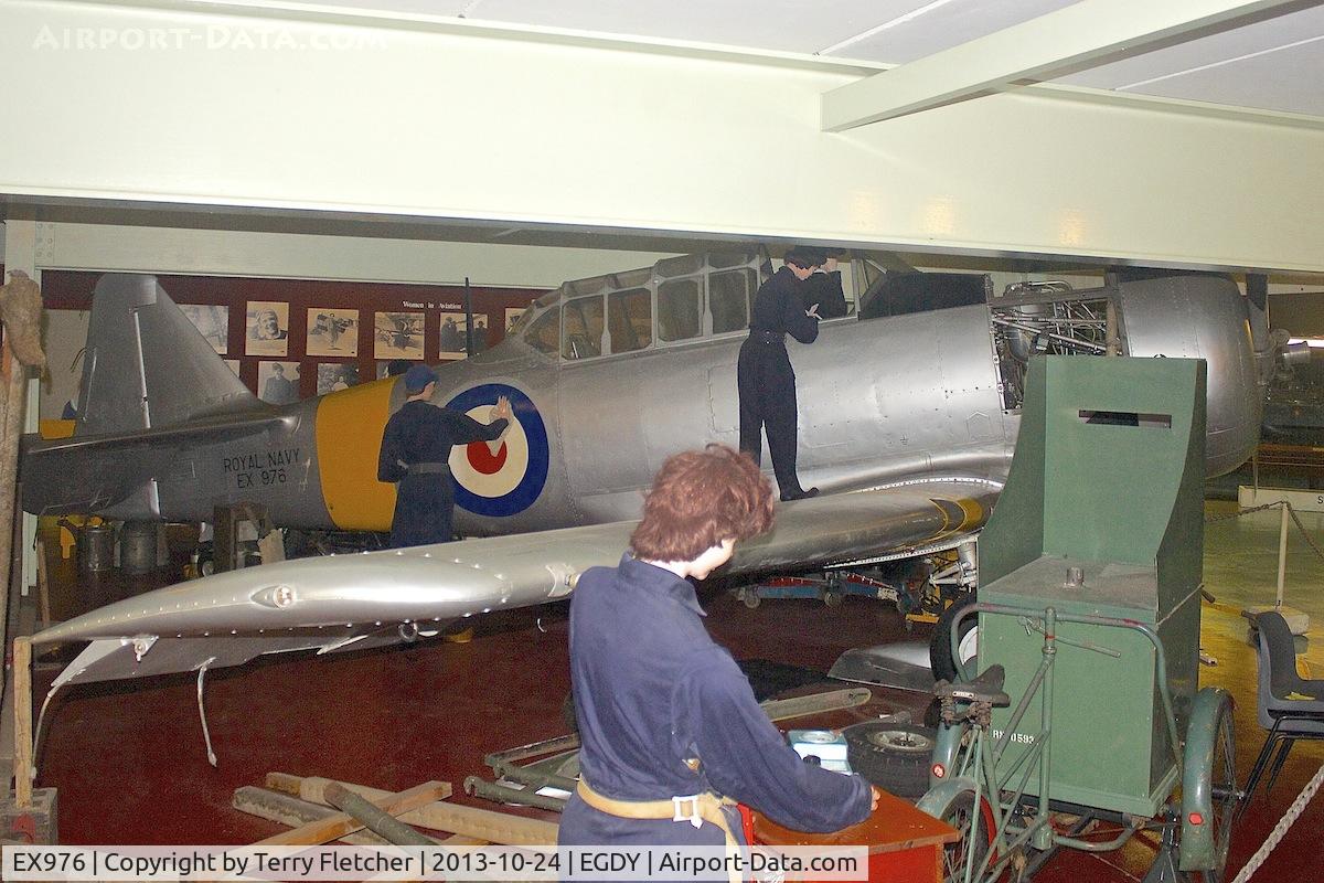 EX976, 1941 North American AT-6D Harvard III C/N 88-15056 (41-33949), Displayed at the Fleet Air Arm Museum at Yeovilton