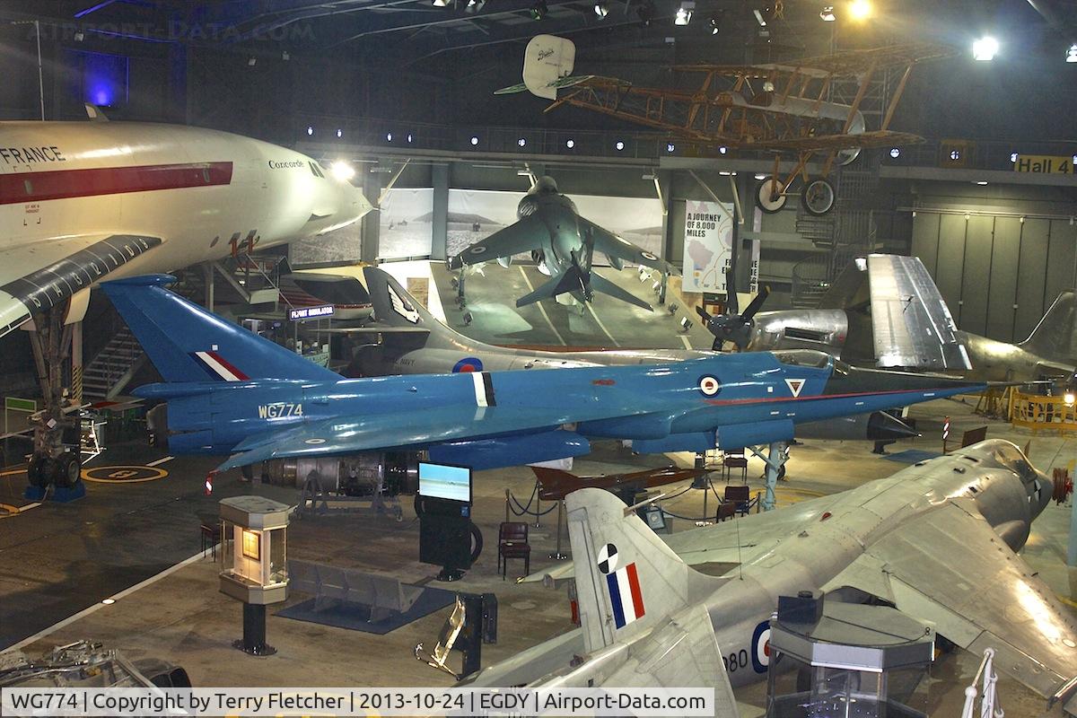 WG774, BAC 221 C/N F.9421, Displayed at the Fleet Air Arm Museum at Yeovilton