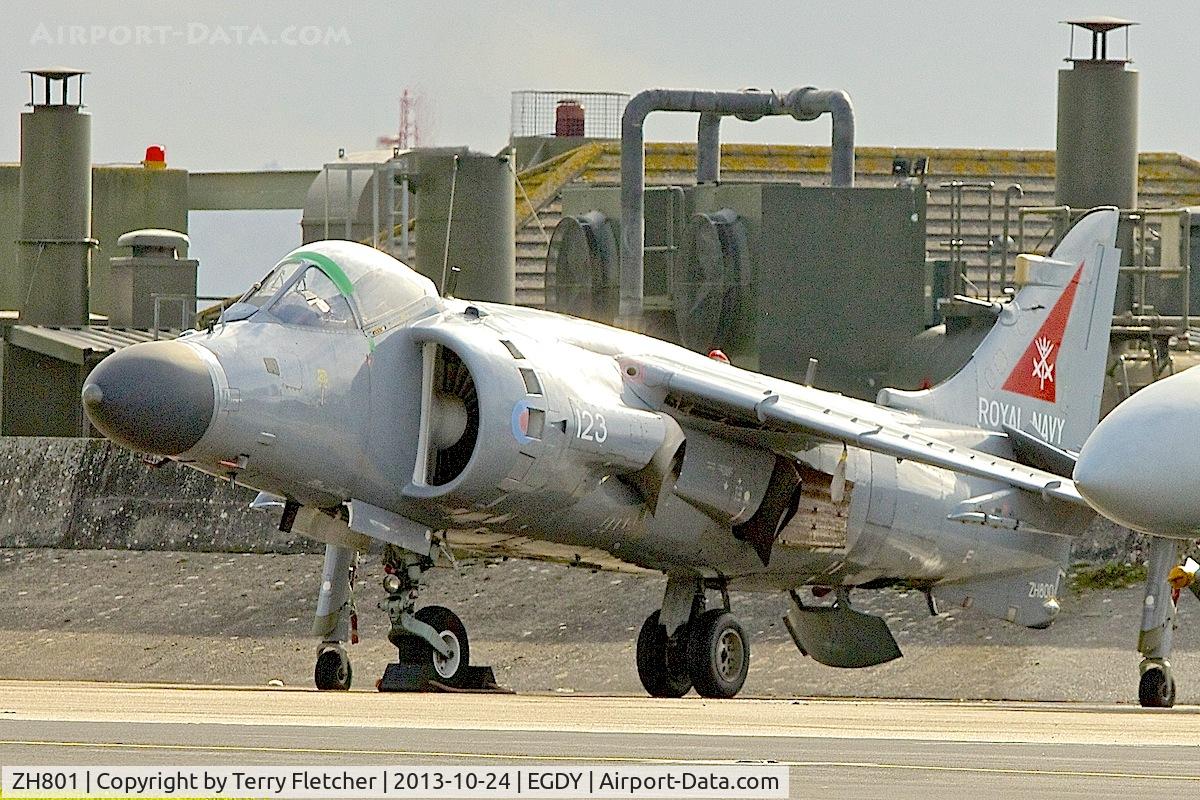 ZH801, 1996 British Aerospace Sea Harrier F/A.2 C/N NB06, Displayed at the Fleet Air Arm Museum at Yeovilton