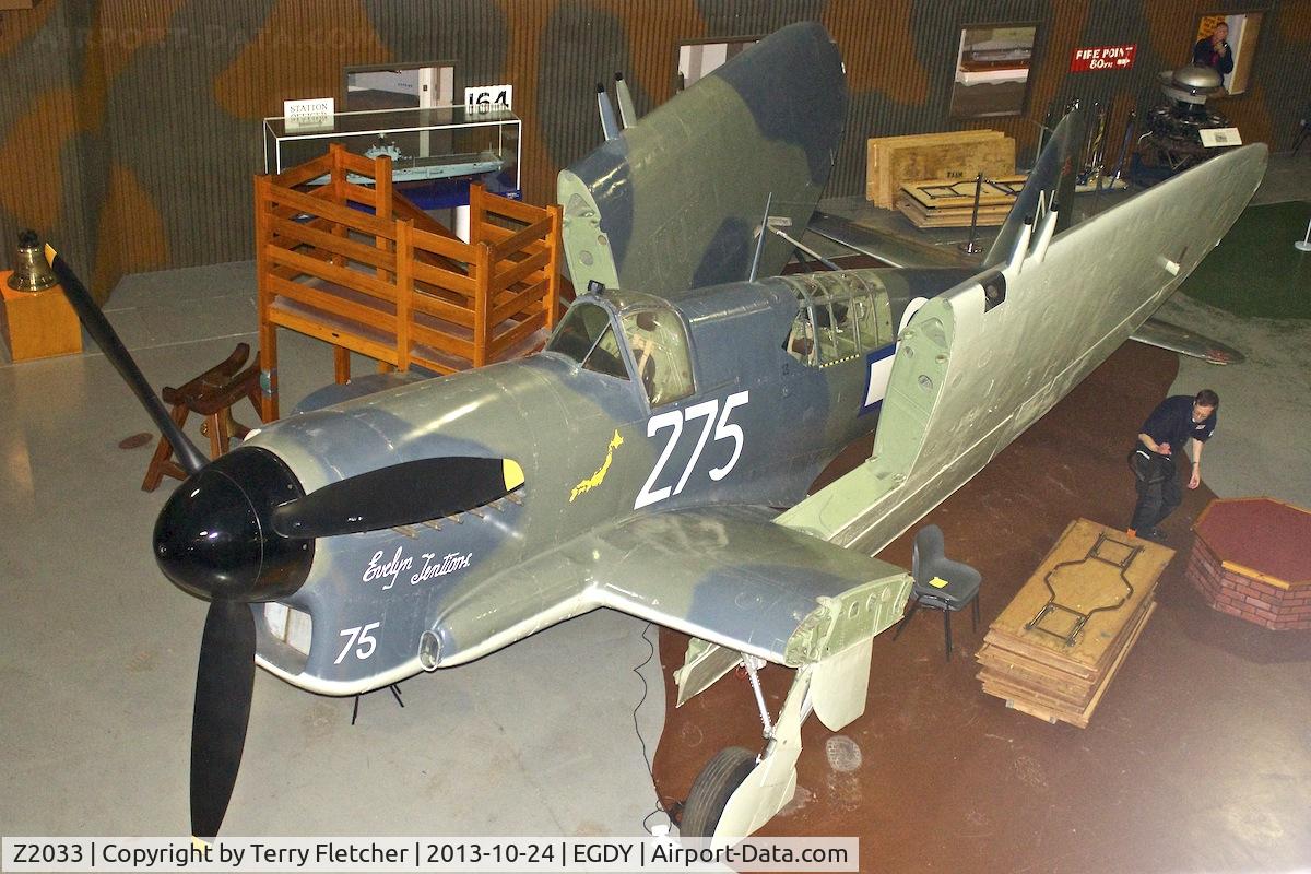 Z2033, 1944 Fairey Firefly 1 C/N F.5607, Displayed at the Fleet Air Arm Museum at Yeovilton