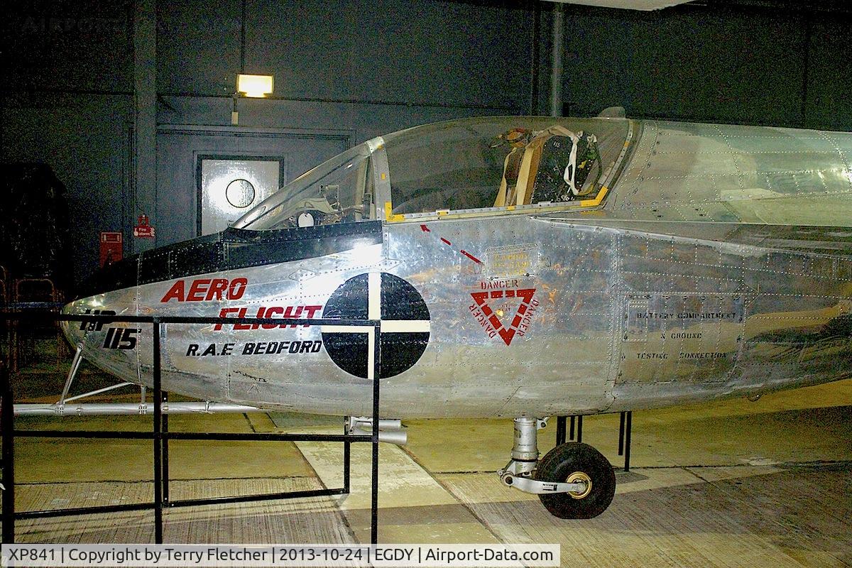 XP841, 1961 Handley Page HP.115 C/N H1-1, Displayed at the Fleet Air Arm Museum at Yeovilton