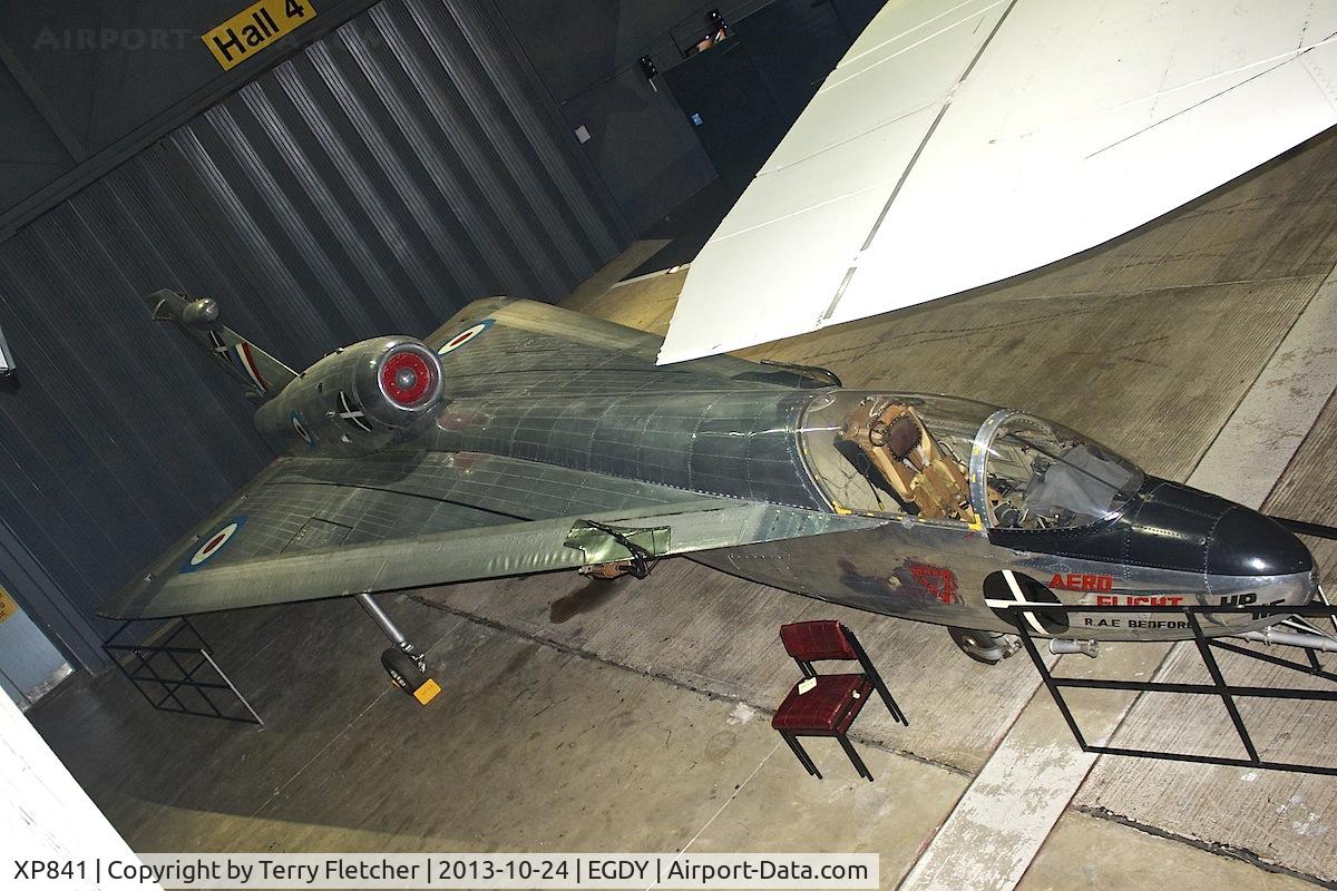 XP841, 1961 Handley Page HP.115 C/N H1-1, Displayed at the Fleet Air Arm Museum at Yeovilton