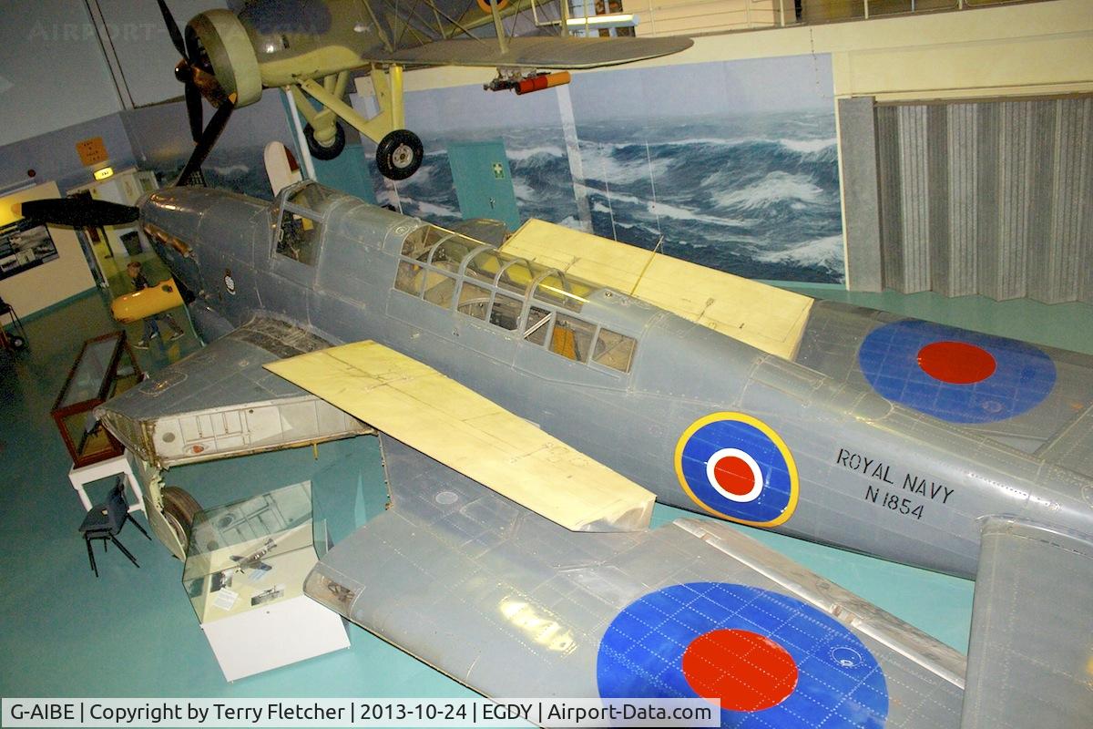 G-AIBE, 1939 Fairey Fulmar II C/N F3707, Displayed at the Fleet Air Arm Museum at Yeovilton