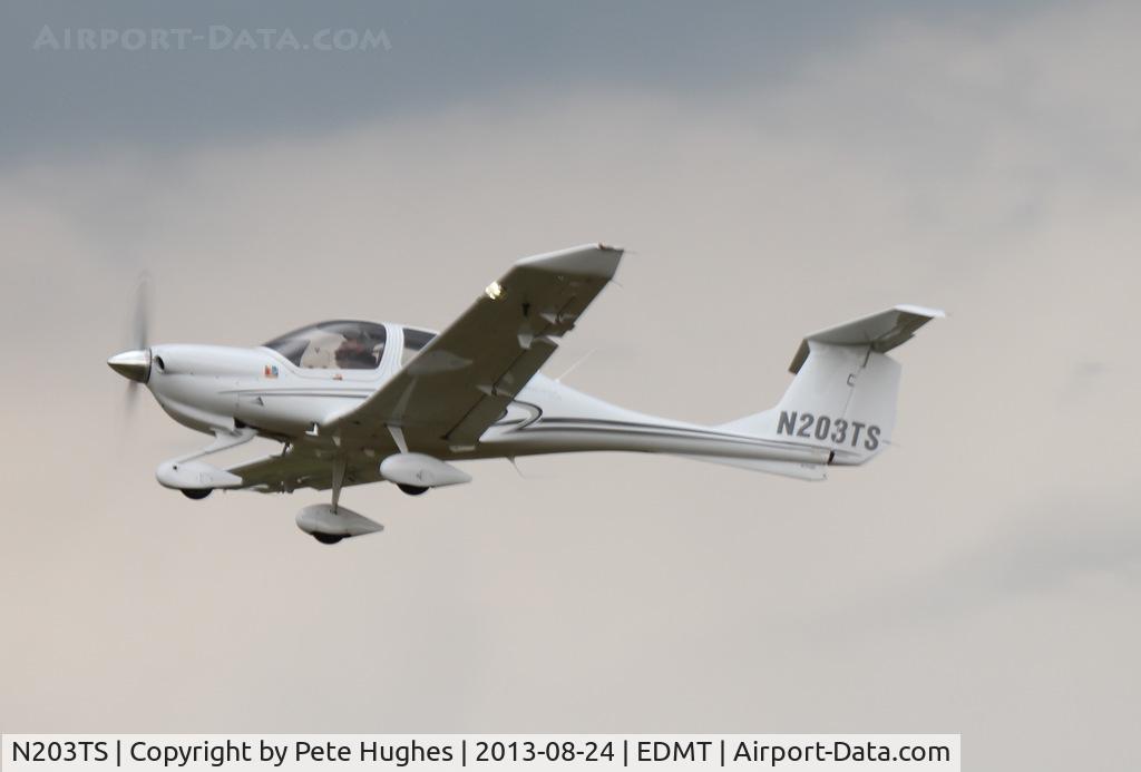 N203TS, 2008 Diamond DA-40 Diamond Star C/N 40.973, N203TS DA40 at Tankosh 2013, Tannheim